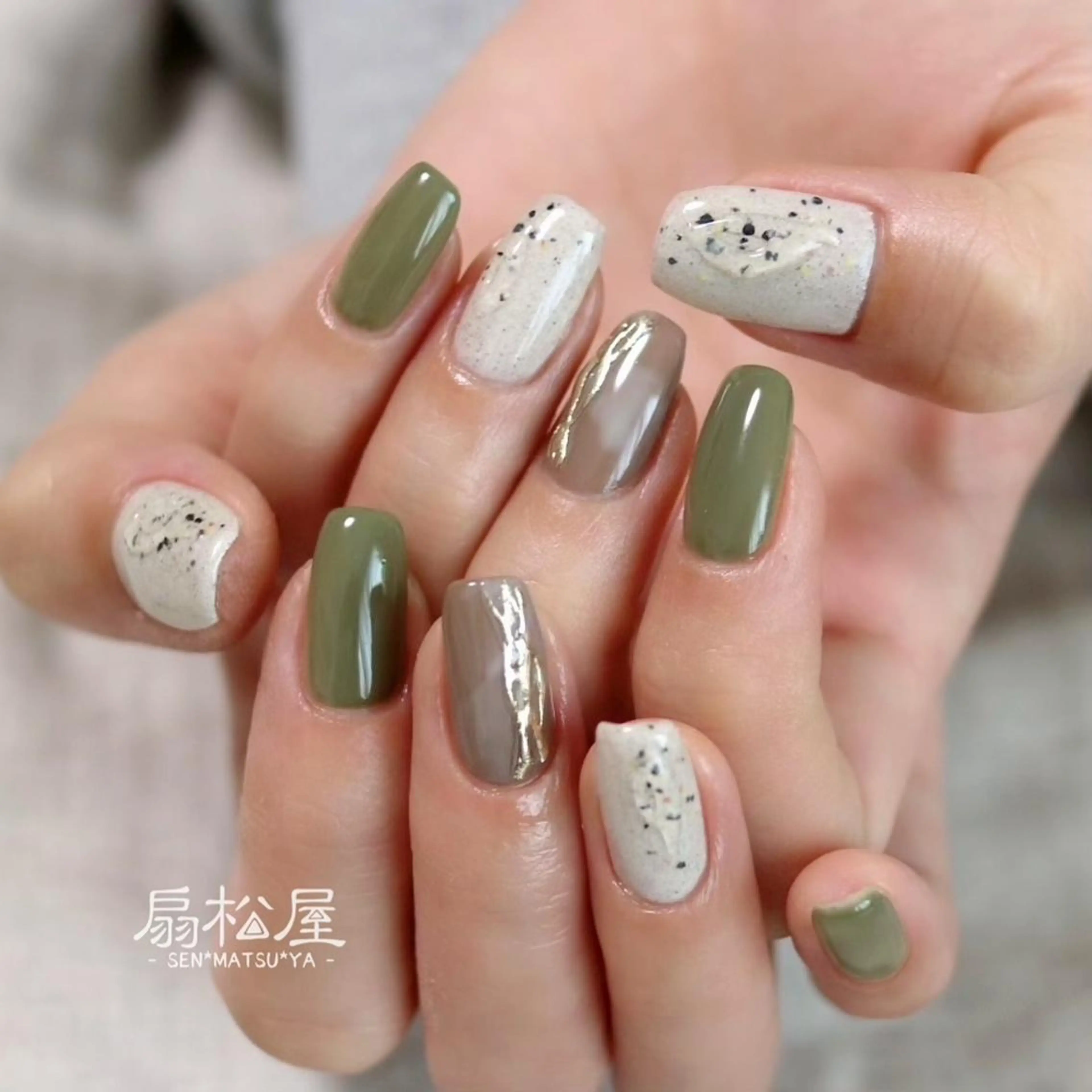 ネイル 扇松屋 marie.nのネイルデザイン