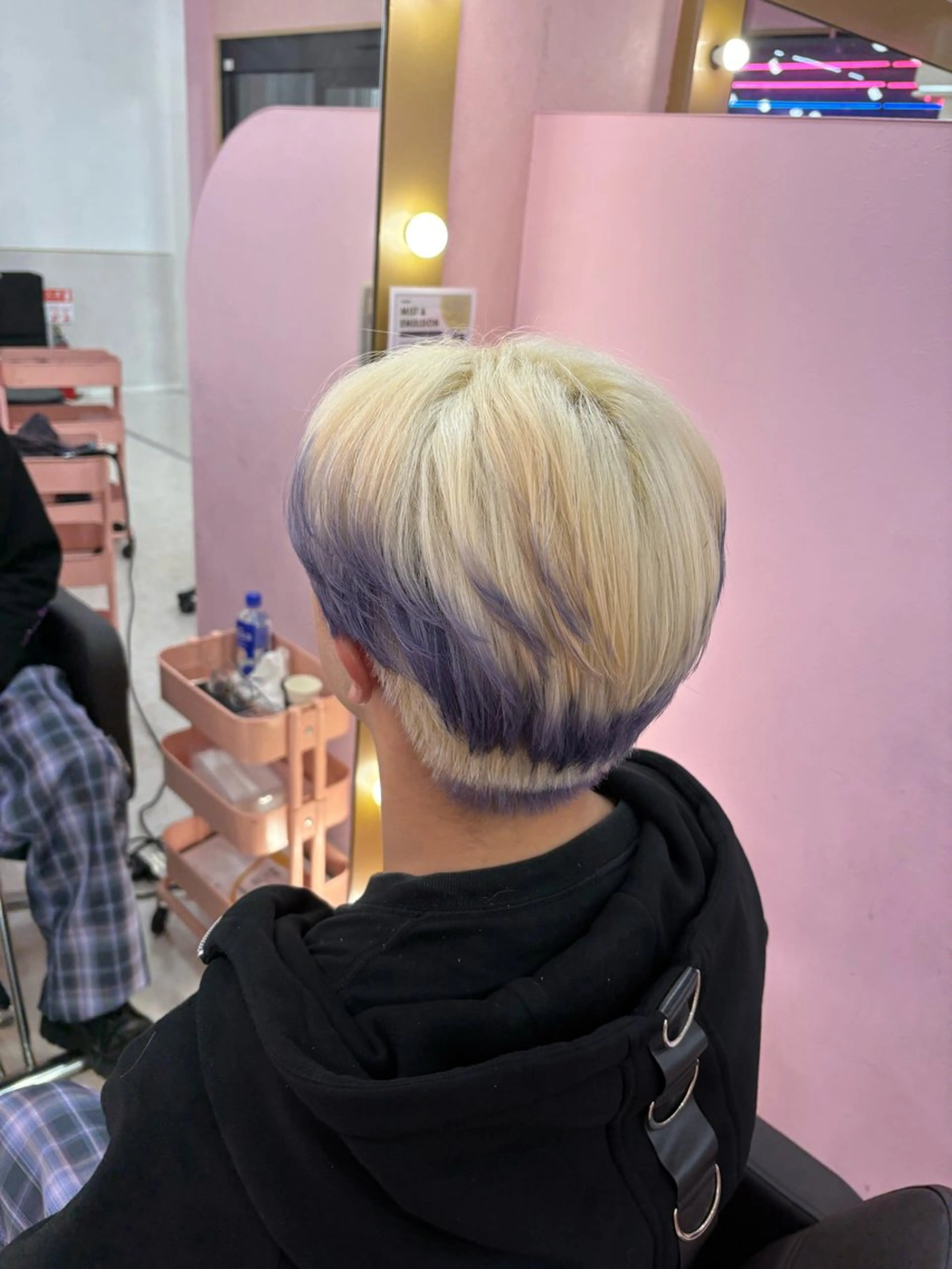 メンズ ヘアカラー トリートメント 甘ふわgirly🎀 ハイトーン🤍Ramのヘアスタイル