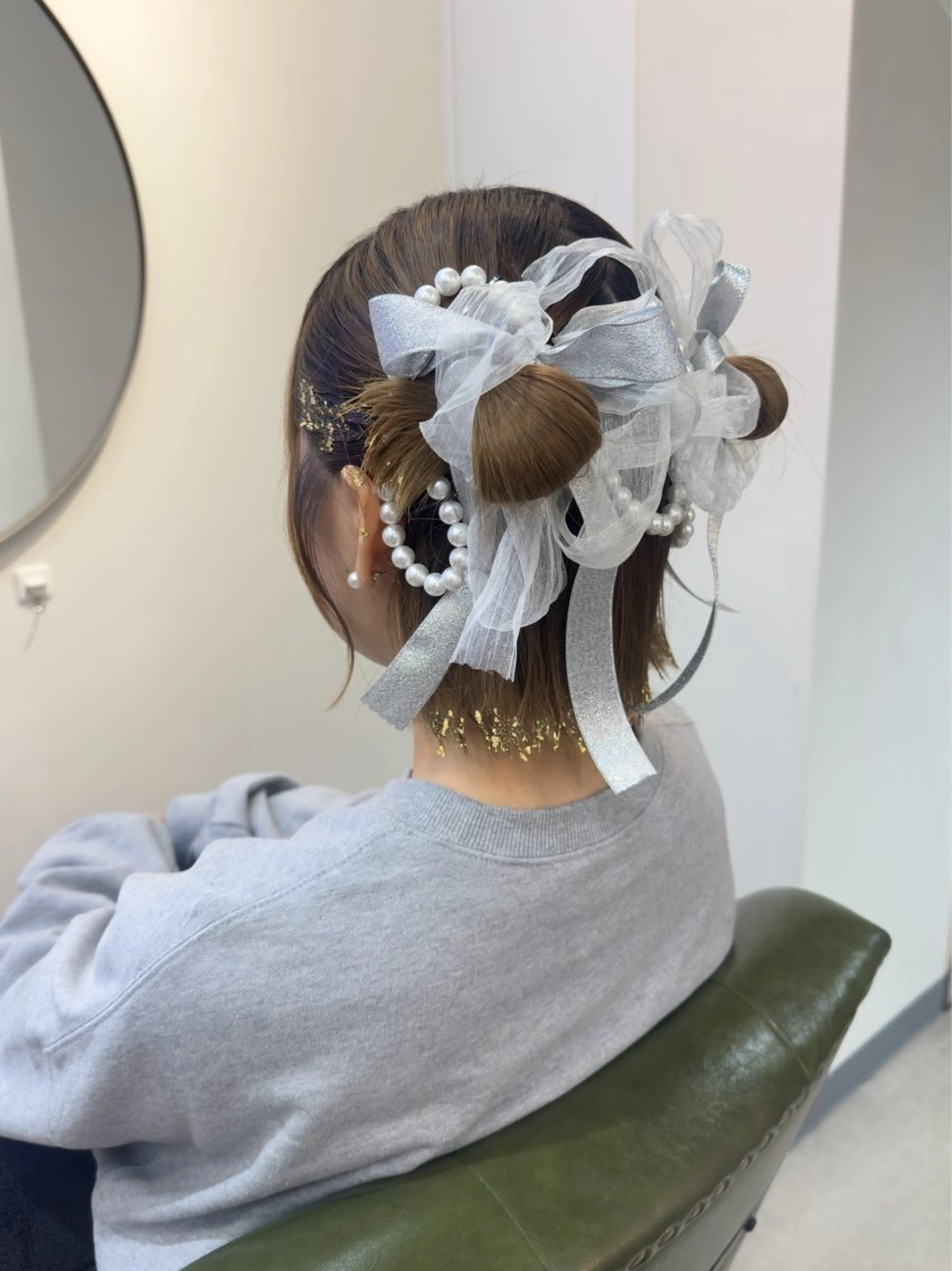 ヘアアレンジ 卒業式のヘアスタイル レイヤー/顔周り /いいぬまみかのヘアスタイル