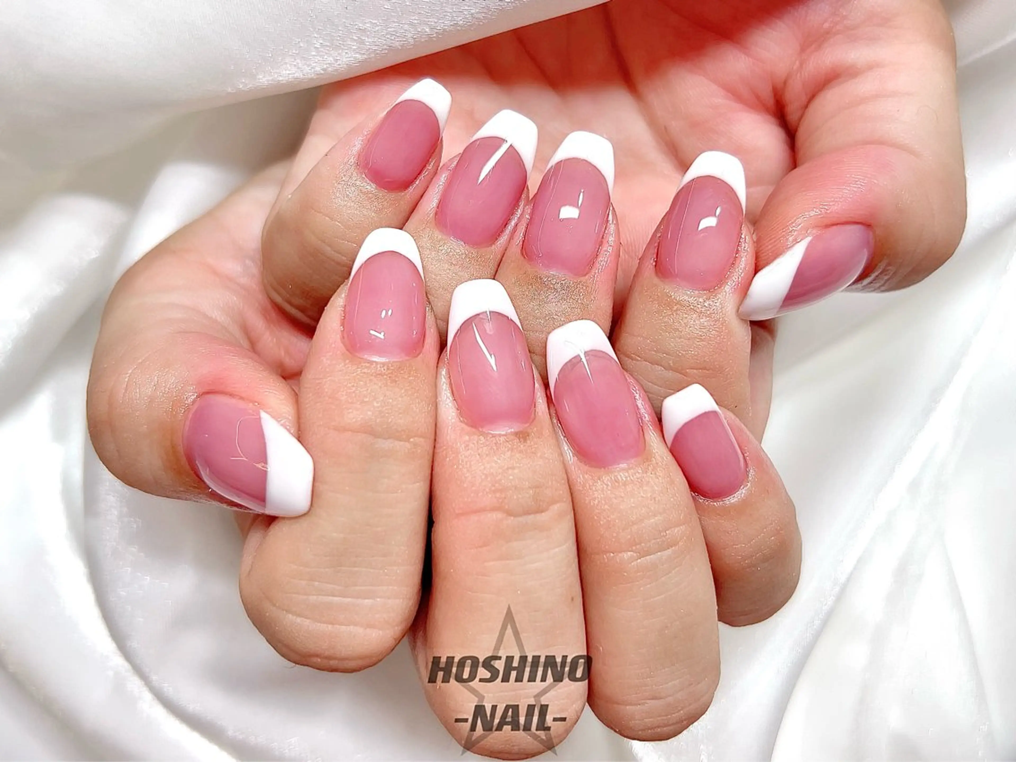 ネイル フレンチネイル ハンドネイル ★HOSHINO NAIL★新宿店のネイルデザイン