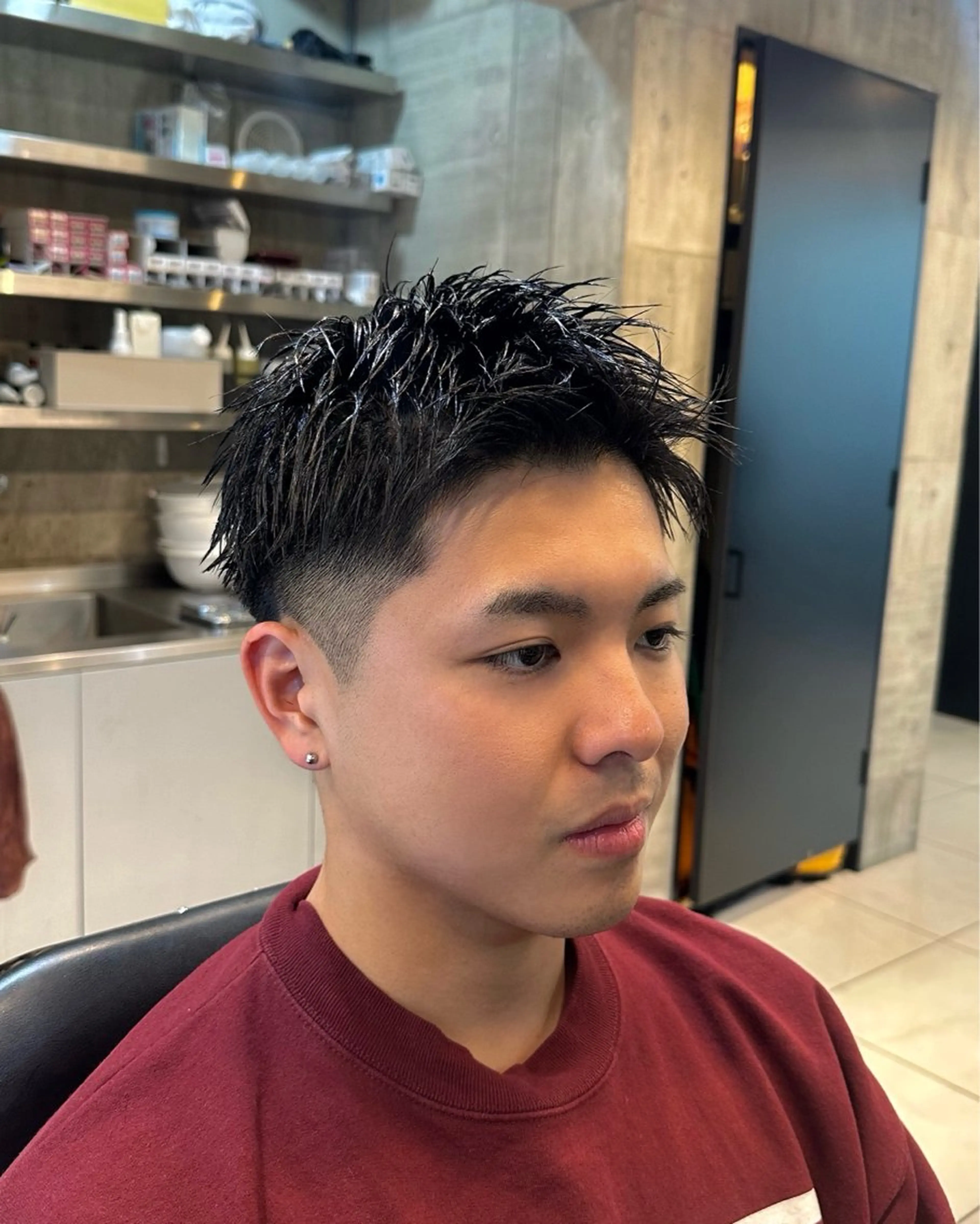 ショート メンズ ショートヘア ツイスパ/メンズ パーマ/歩夢のヘアスタイル