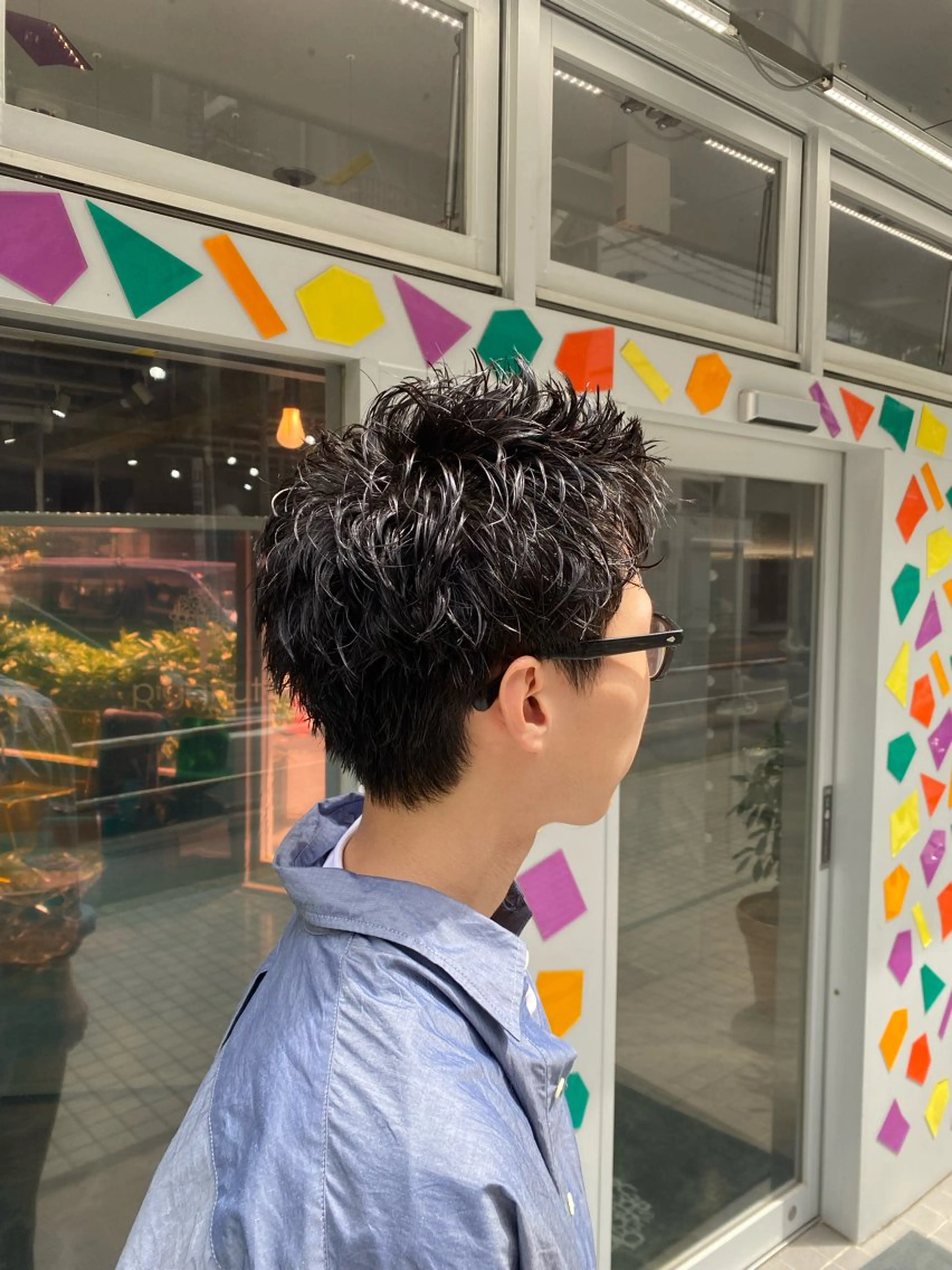 ショート パーマ メンズ メンズパーマ スパイキーショート ショートヘア Riganuts池袋 Hayato✂︎のヘアスタイル