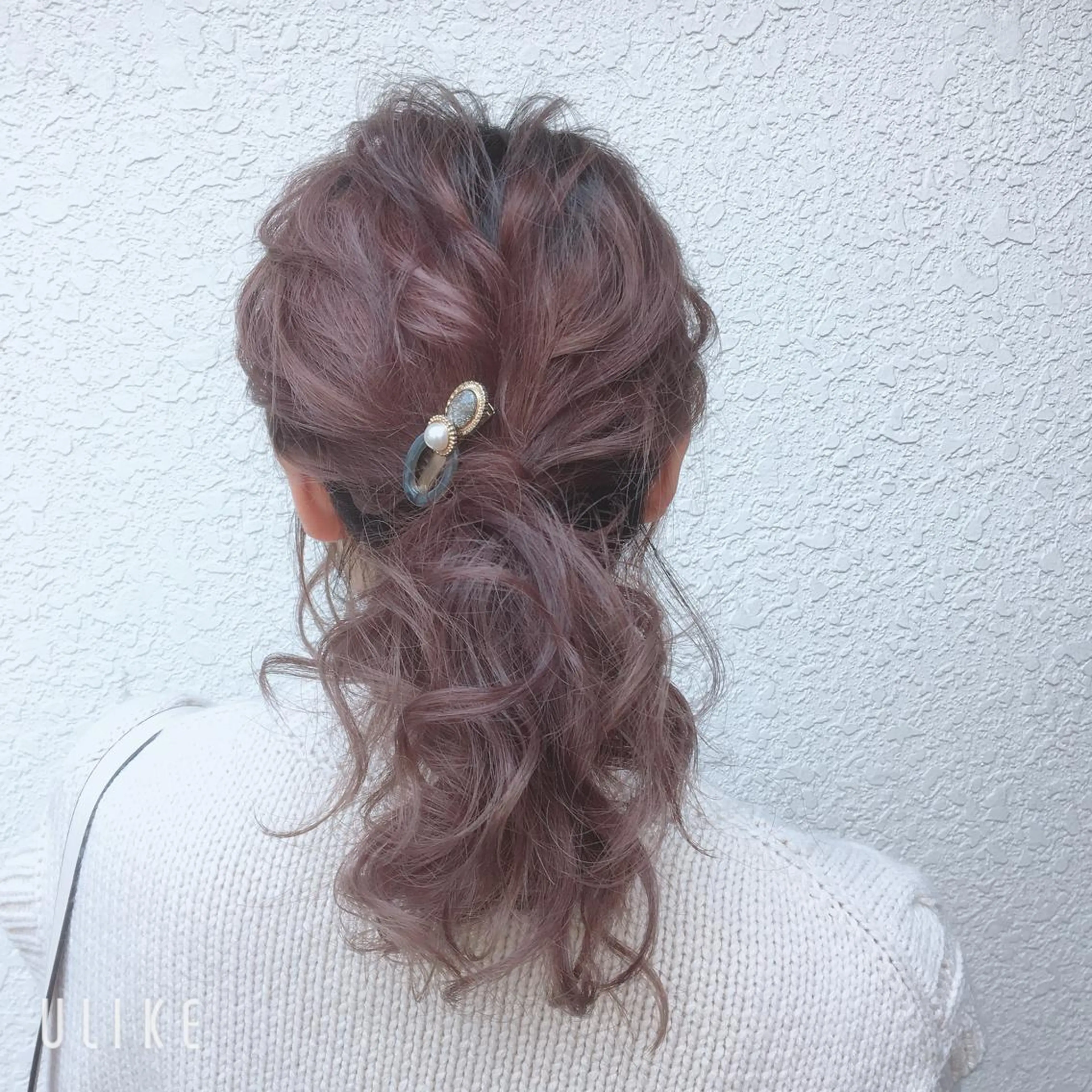 セミロング カラー ヘアアレンジ 代表🎀 ふわモテ愛 され髪🩷yumiのヘアスタイル