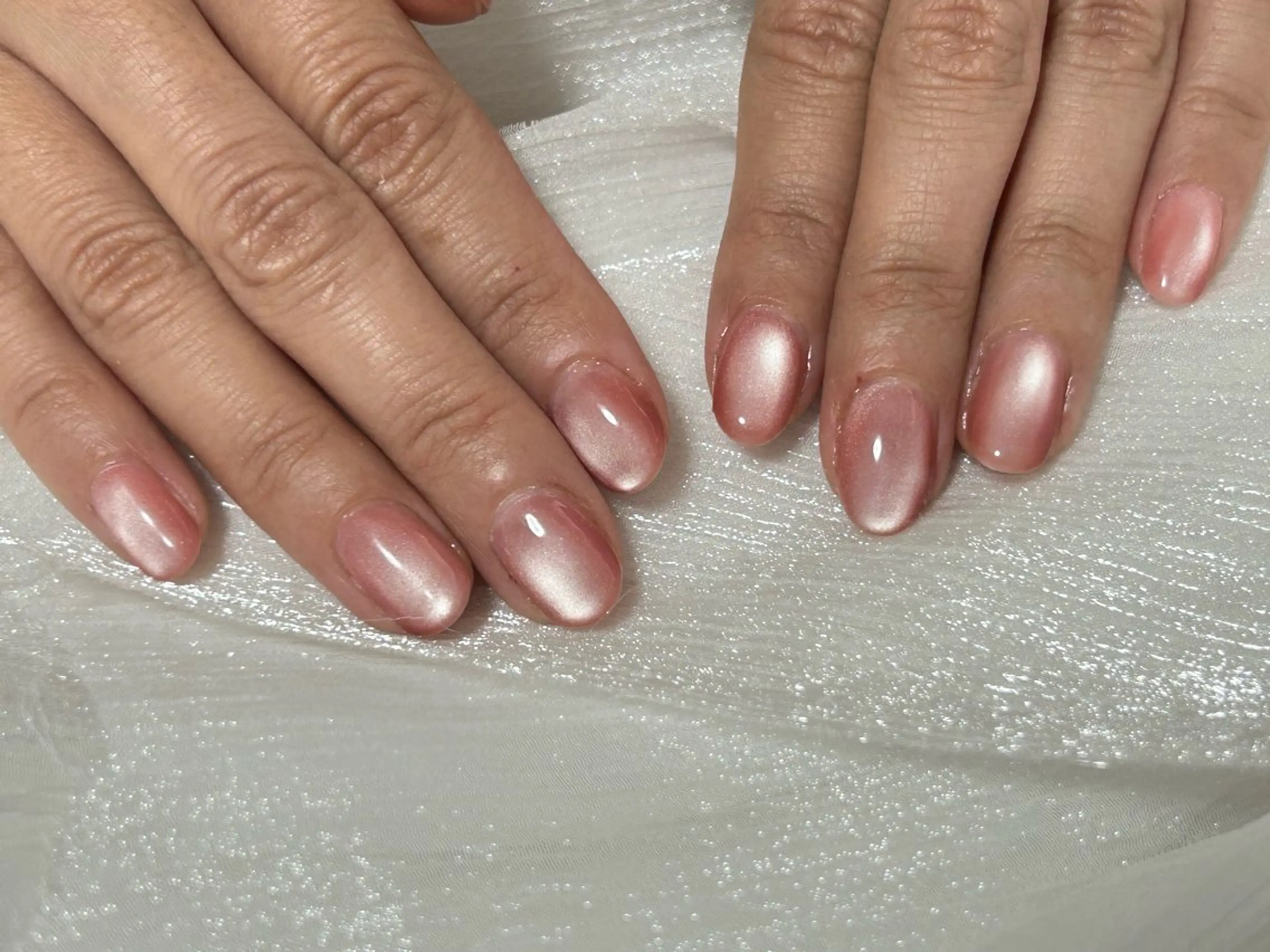 ネイル ピンク ハンドネイル Mogu nail 二子玉川のネイルデザイン