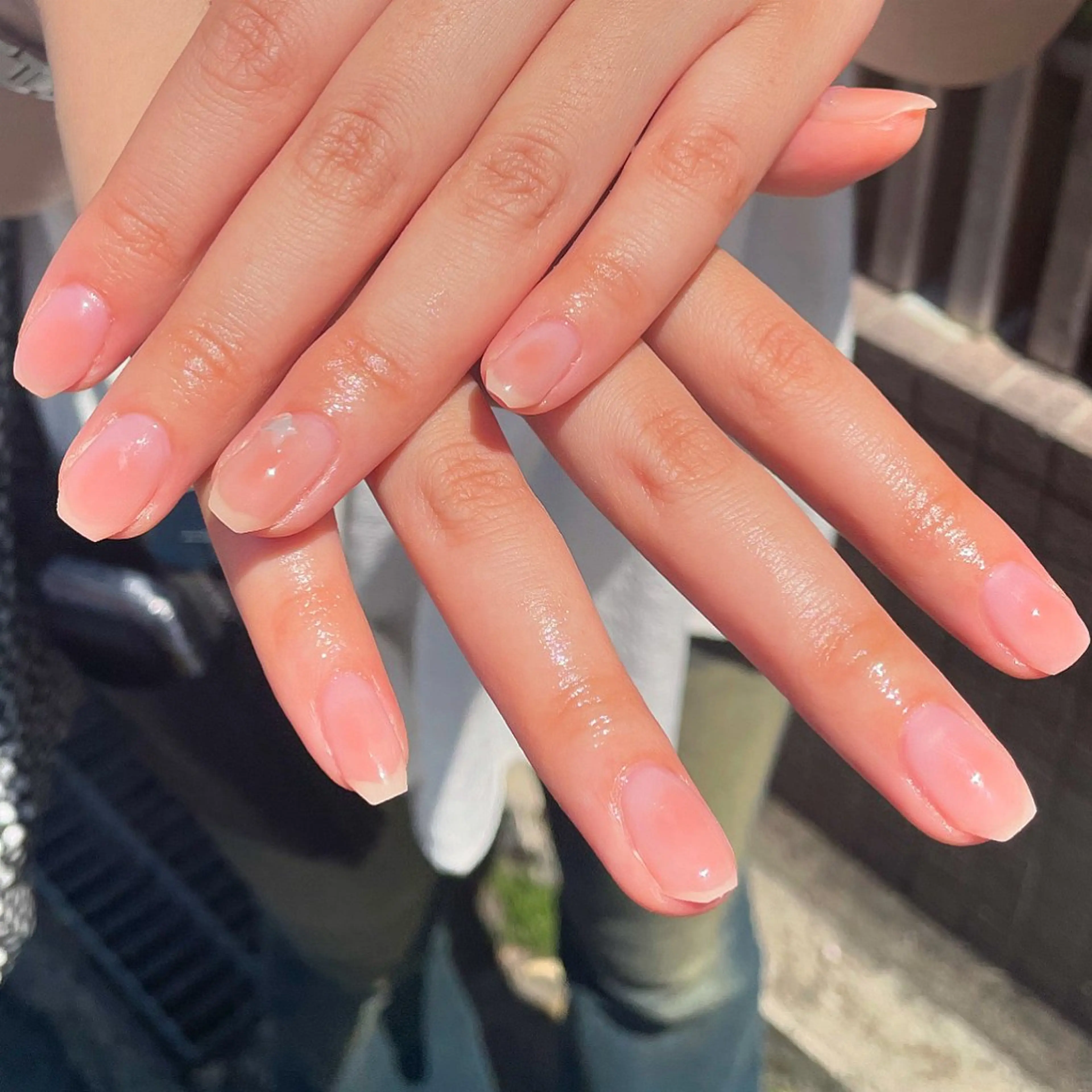 ネイル チークネイル オフィスネイル シンプルネイル ハンドネイル ハンドケア 🎀NAIL🎀 AI🪄︎︎◝✩のネイルデザイン