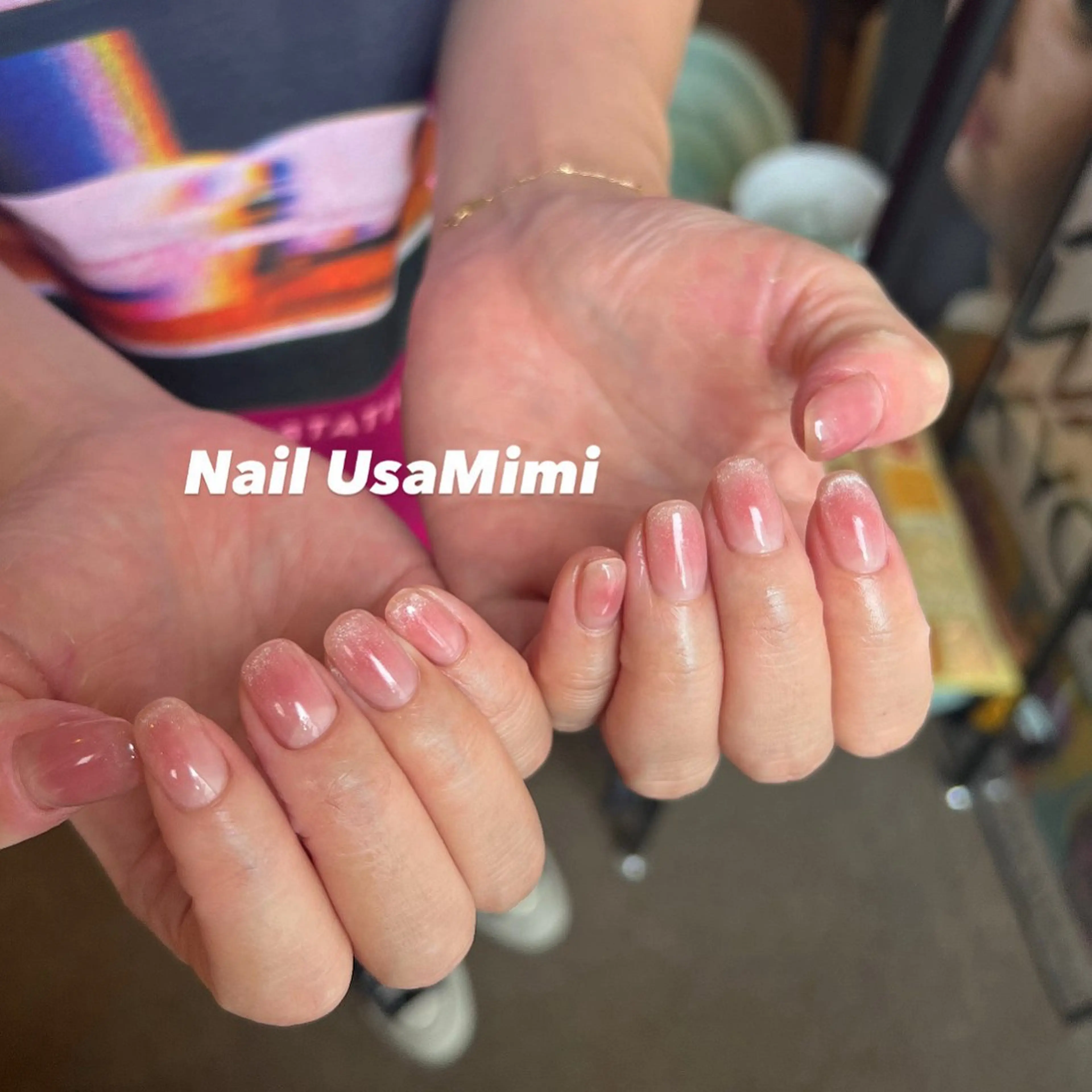 ネイル アートネイル チークネイル ジェルネイル マグネットネイル 持ち込み 本町NailUsa Mimi RIKOのネイルデザイン