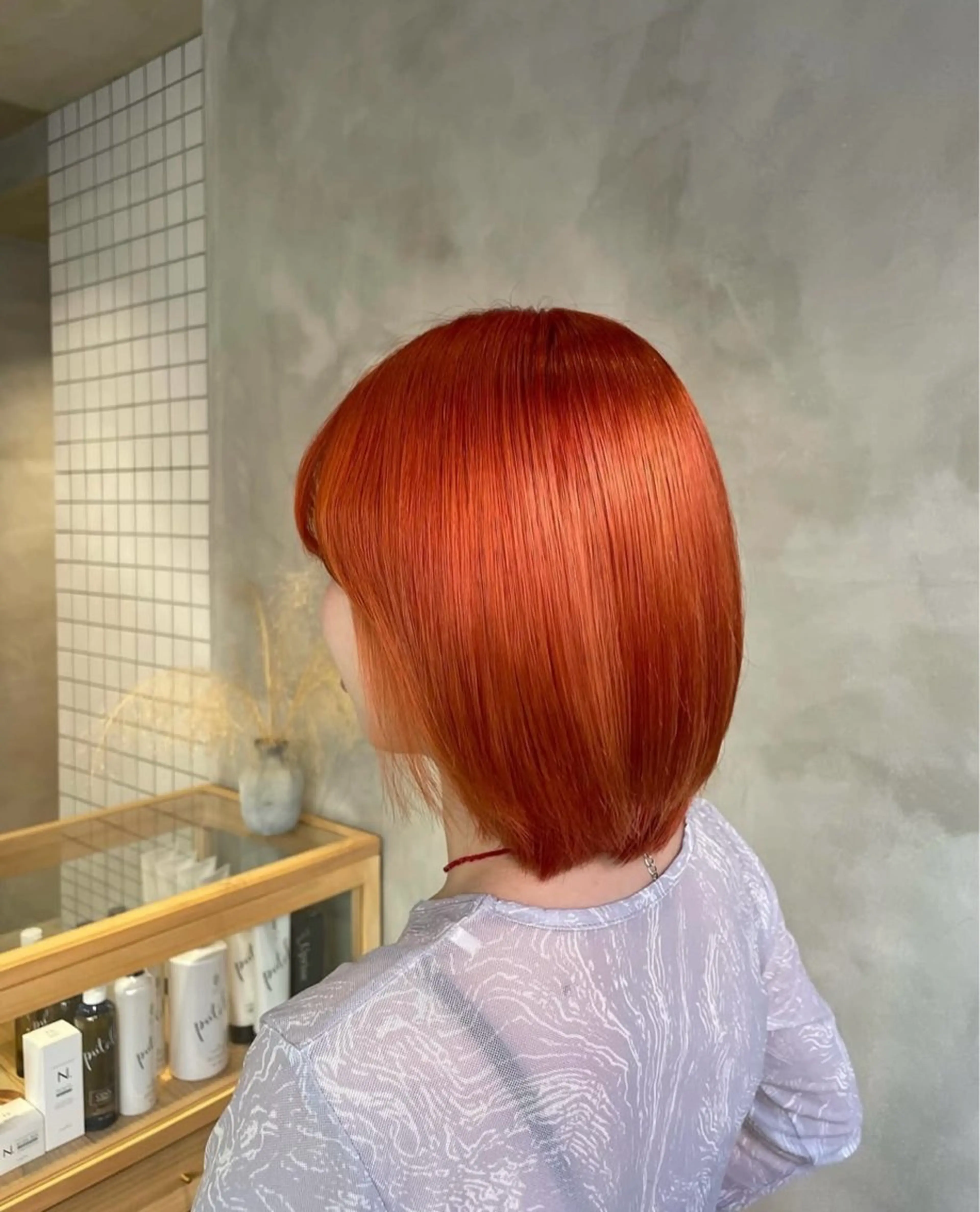 ショート カラー ヘアカラー 頼金 愛海のヘアスタイル