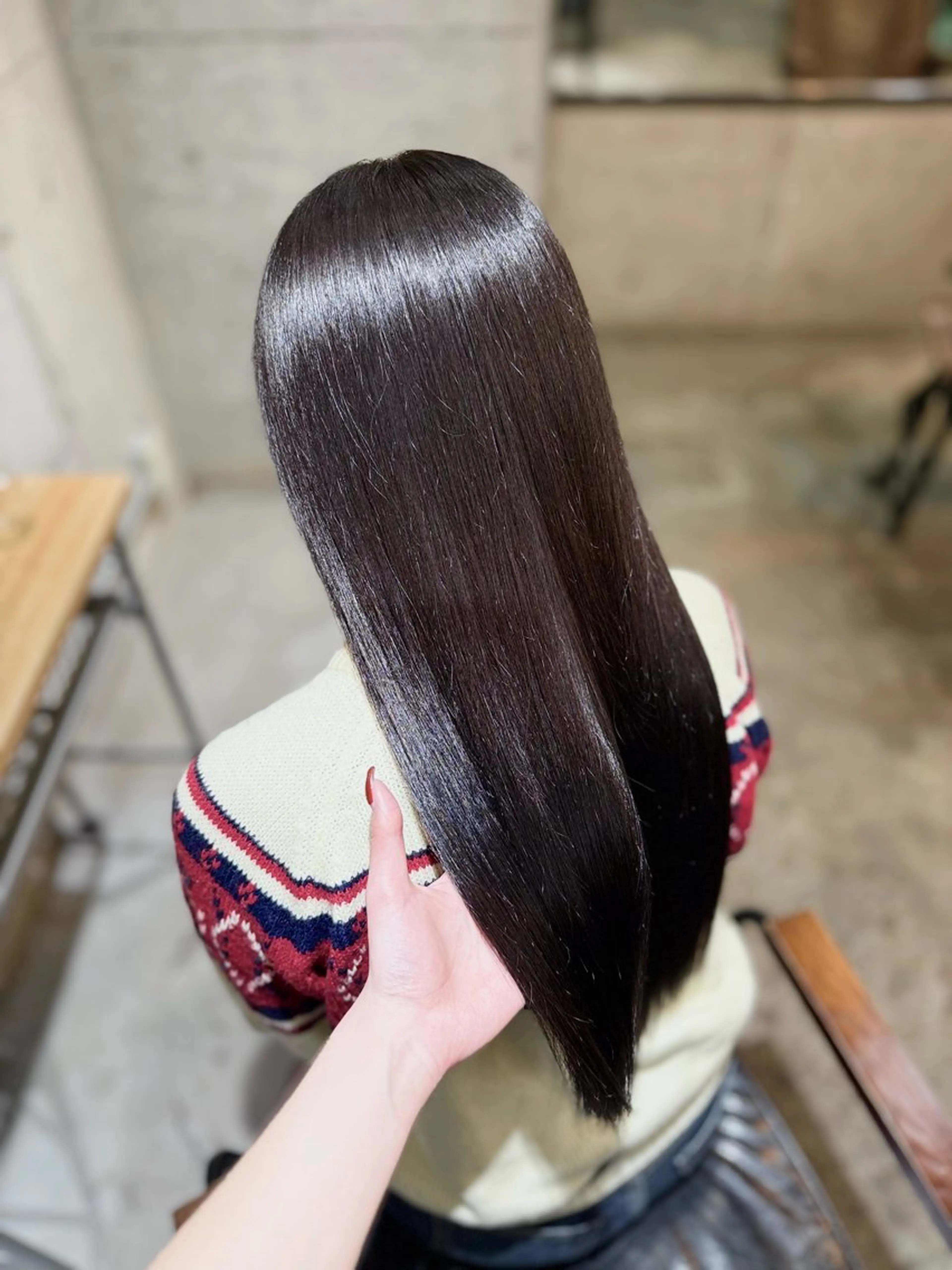 ロング カラー キッズ 透明感カラー ヘアカラー トリートメント 艶髪/ハイトーン /masami🩵のヘアスタイル