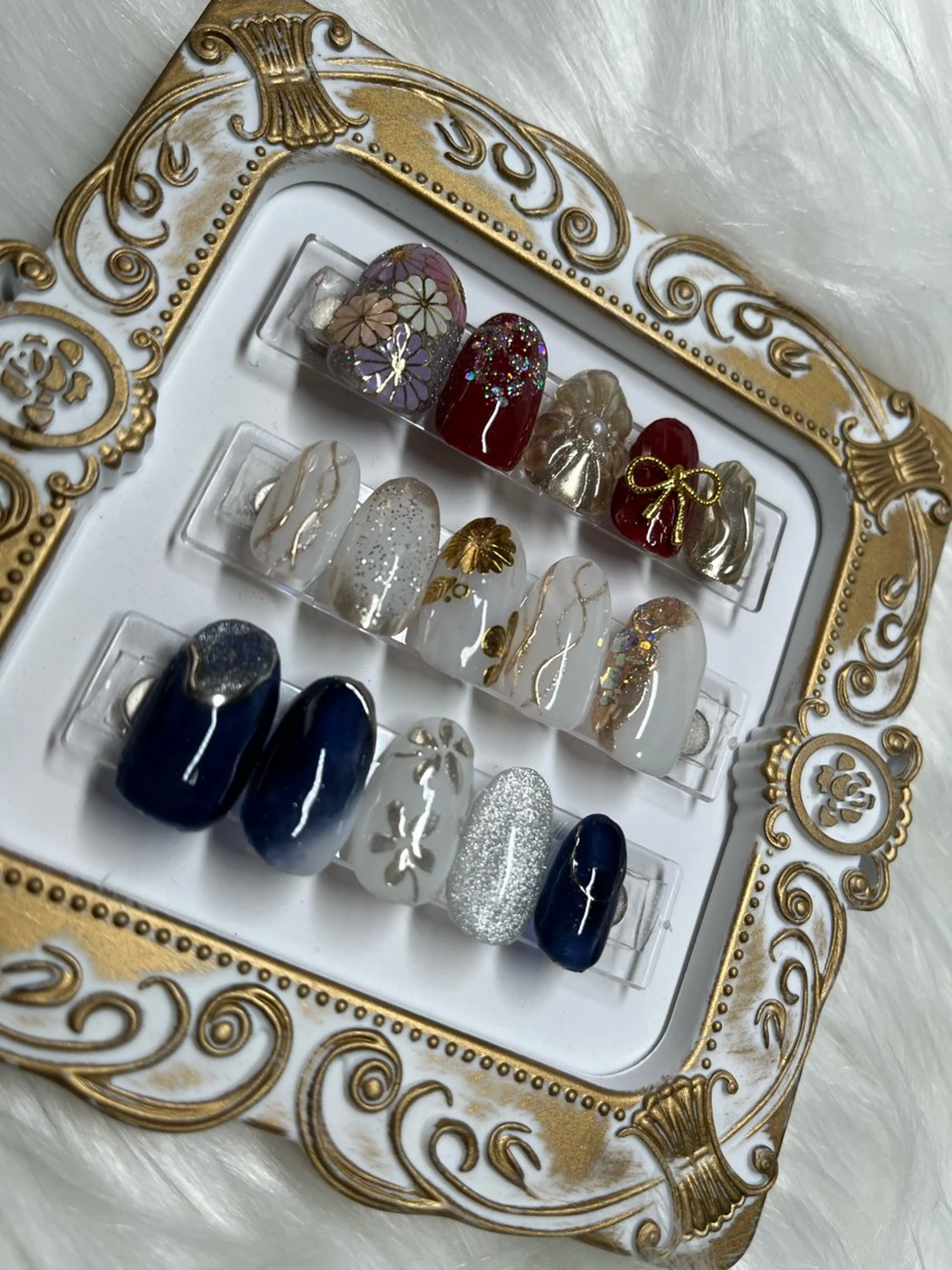 ネイル 成人式 ネイルサロン flatのネイルデザイン