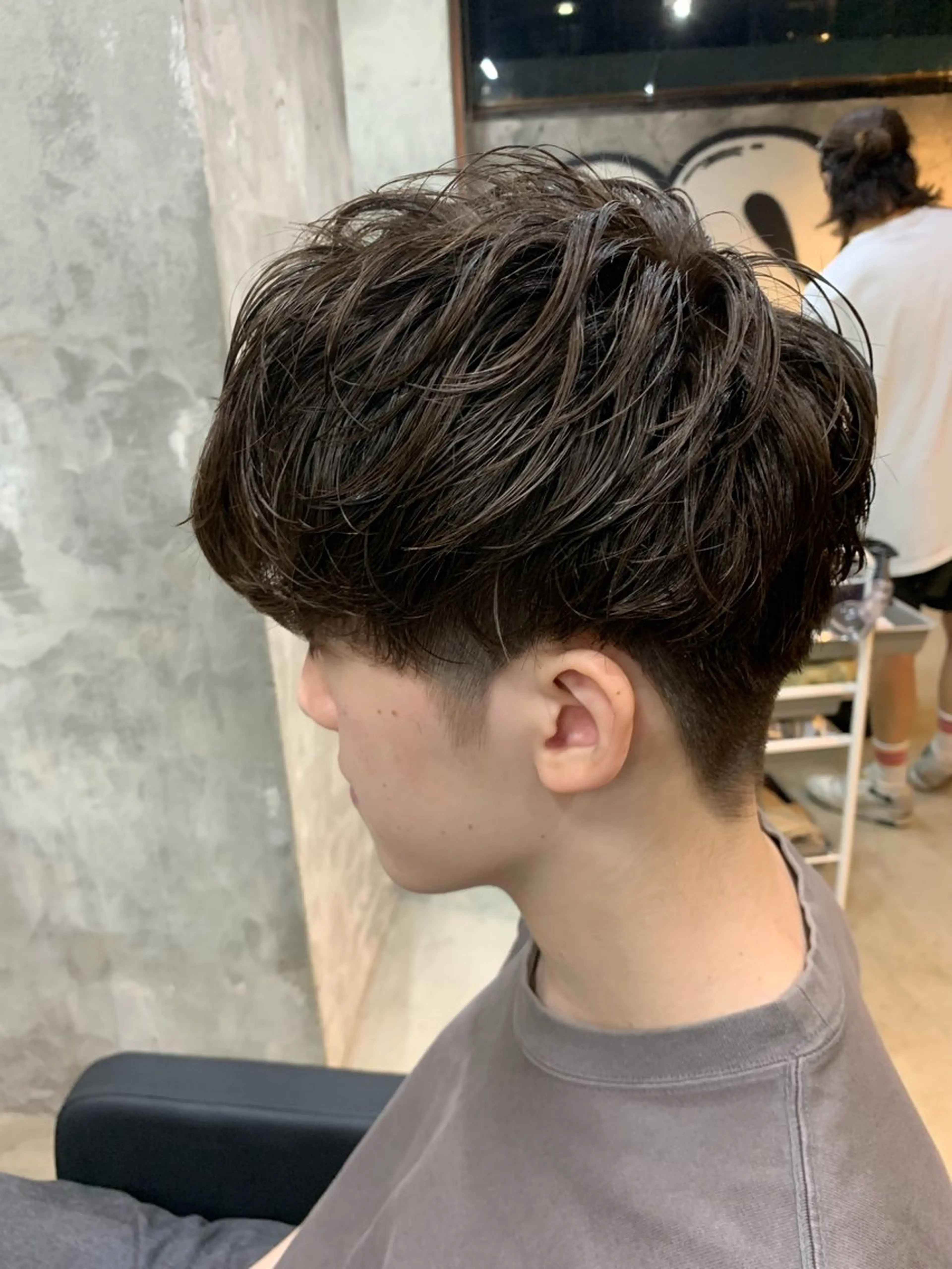 パーマ メンズ マッシュ メンズパーマ ニュアンスパーマ カット パーマ ⚡️メンズパーマ特化 mens支持◎/忠地のヘアスタイル
