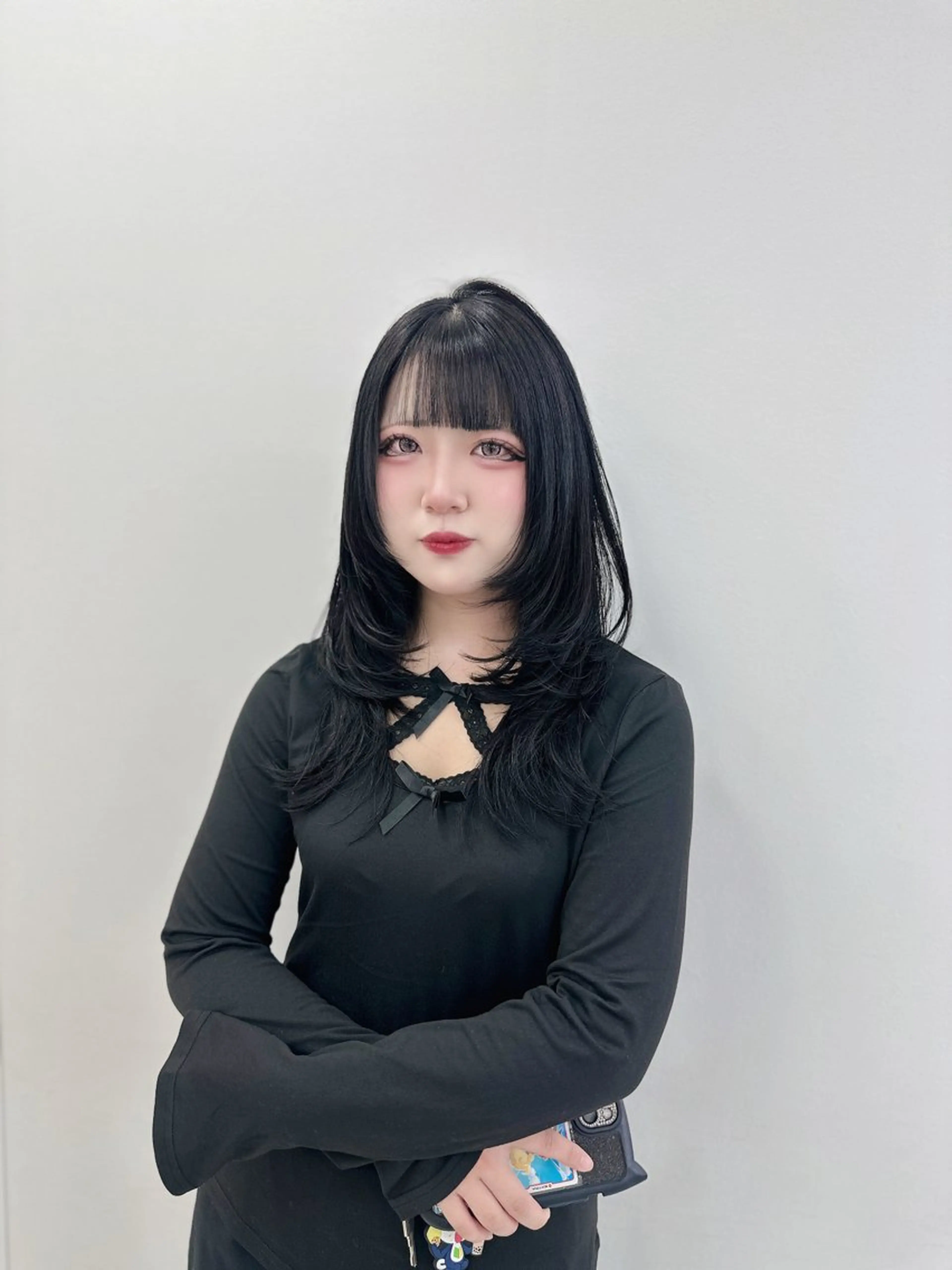 ロング カラー メンズ キッズ ♥️韓国ヘア レイヤー♥️ゆりのヘアスタイル