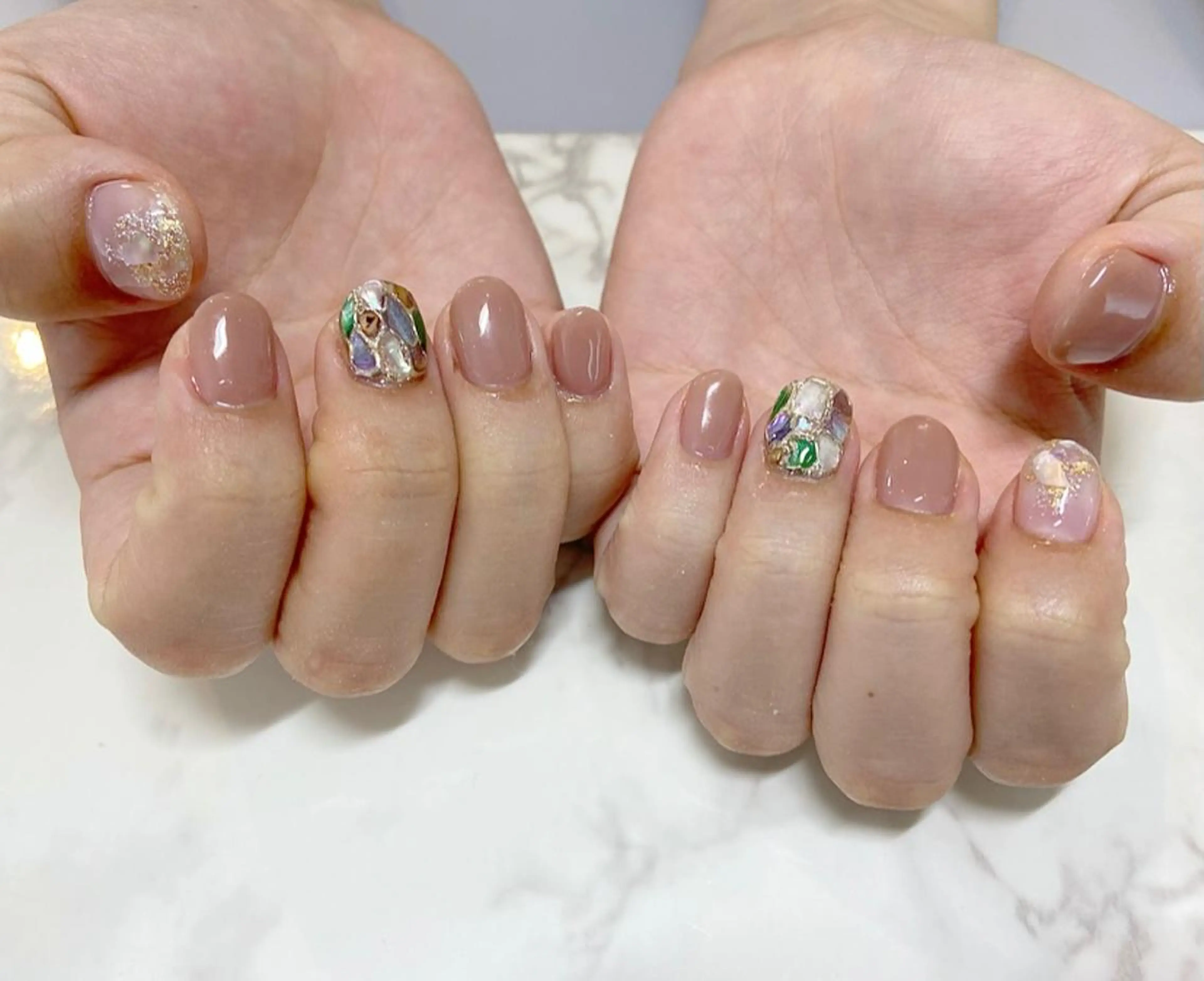 ネイル アートネイル 🧸熊谷 かほ🧸のネイルデザイン