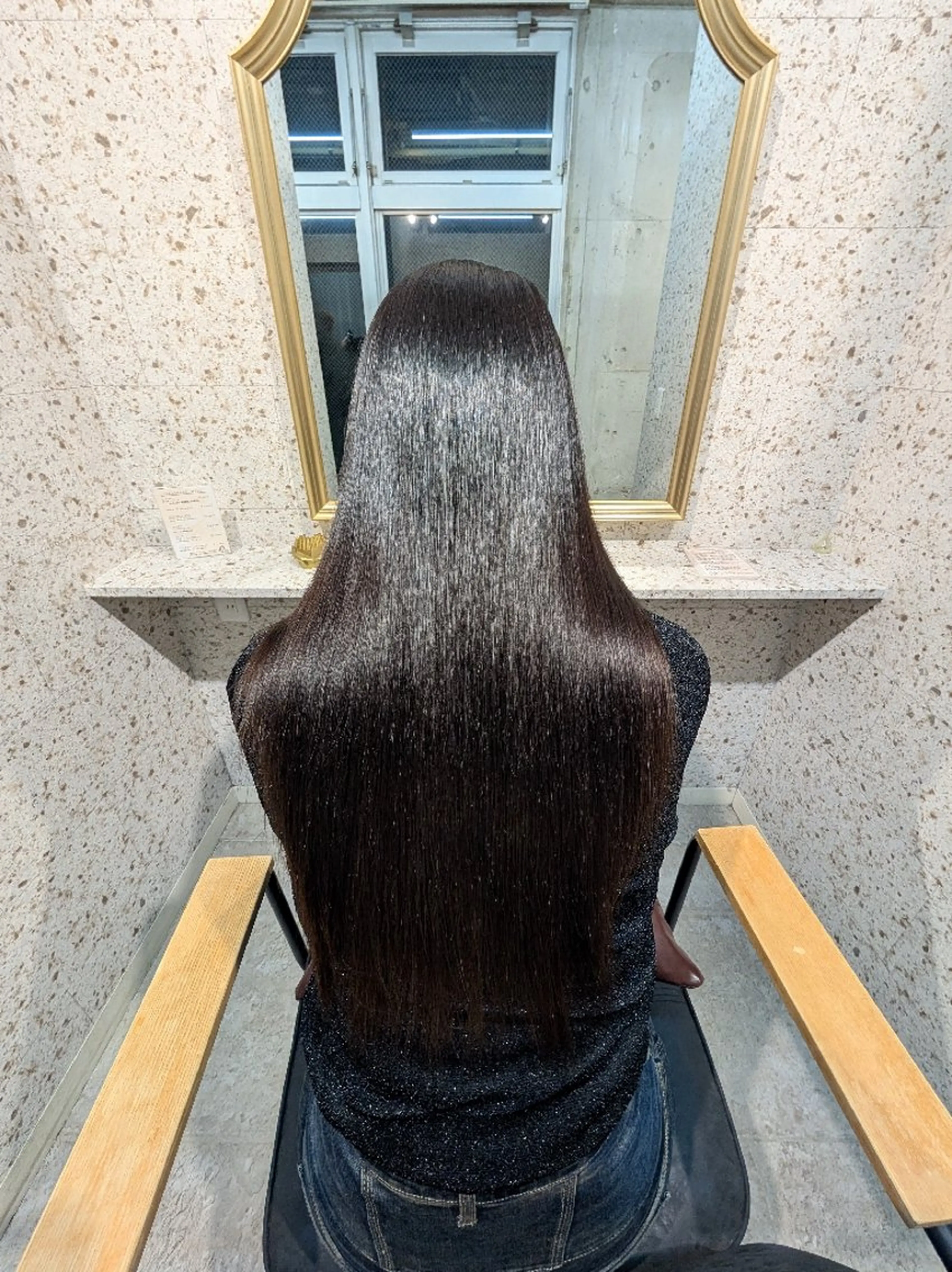 ロング 髪質改善 カット 縮毛矯正 トリートメント Mood hair salon所属・髪質改善.縮毛矯正 ×韓国ヘアyukiのヘアスタイル