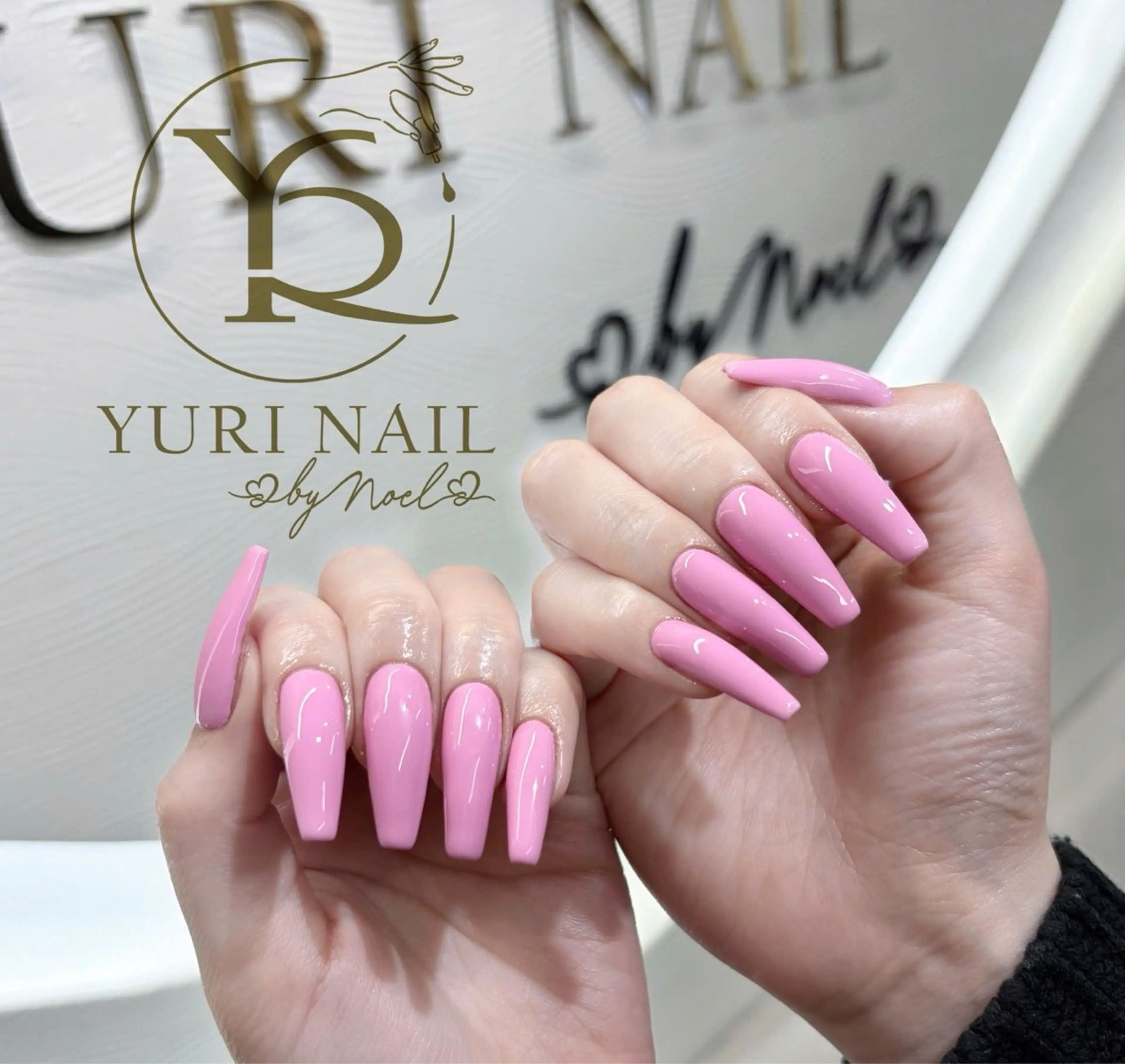 ネイル チークネイル フットネイル フレンチネイル 韓国ネイル 水色 ハンドネイル フットネイル ハンドケア YURI Nail Narita所属・YURI Nail NARITAのネイルデザイン
