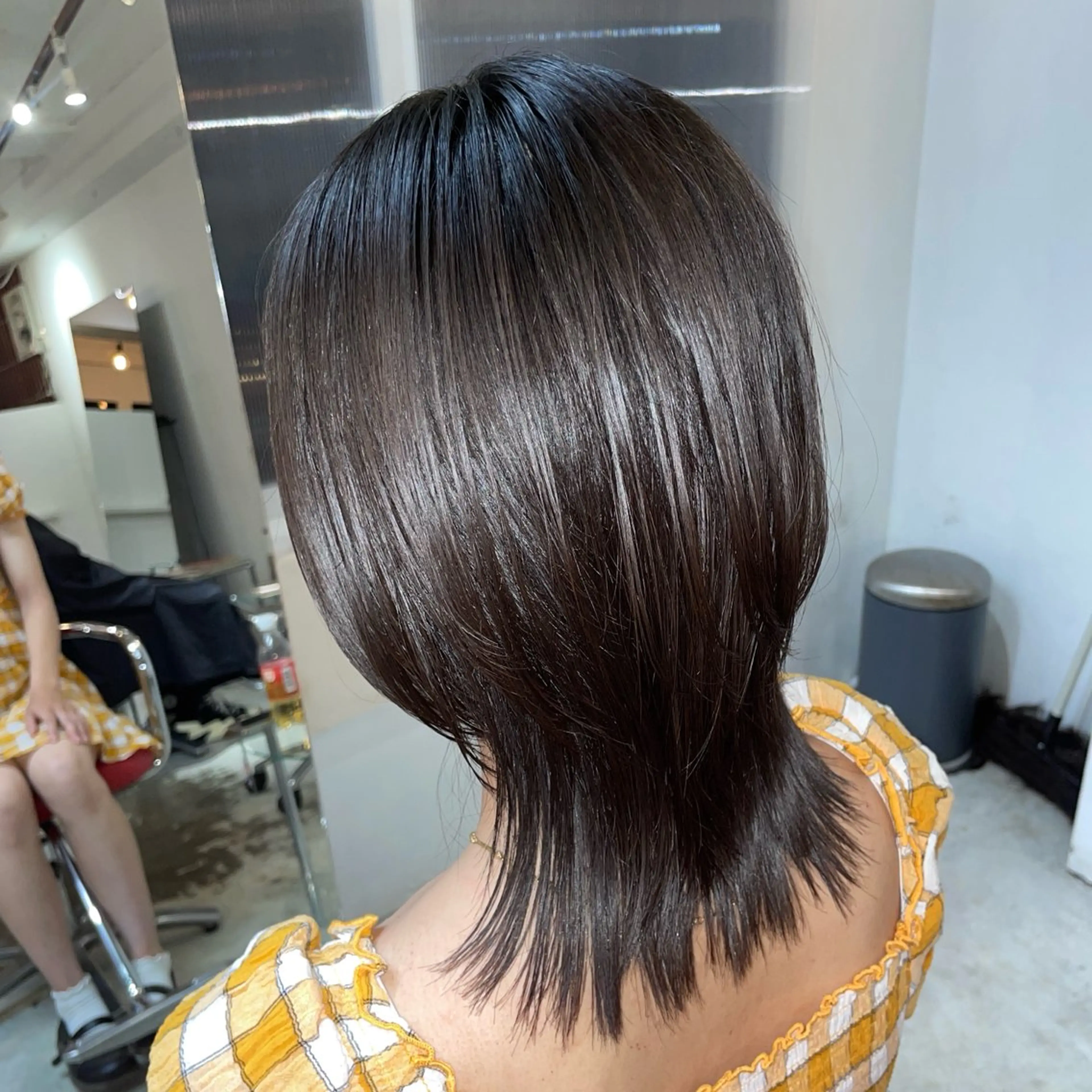 ショート トリートメント スミレ／透明感 ／ハイトーン／高円寺のヘアスタイル