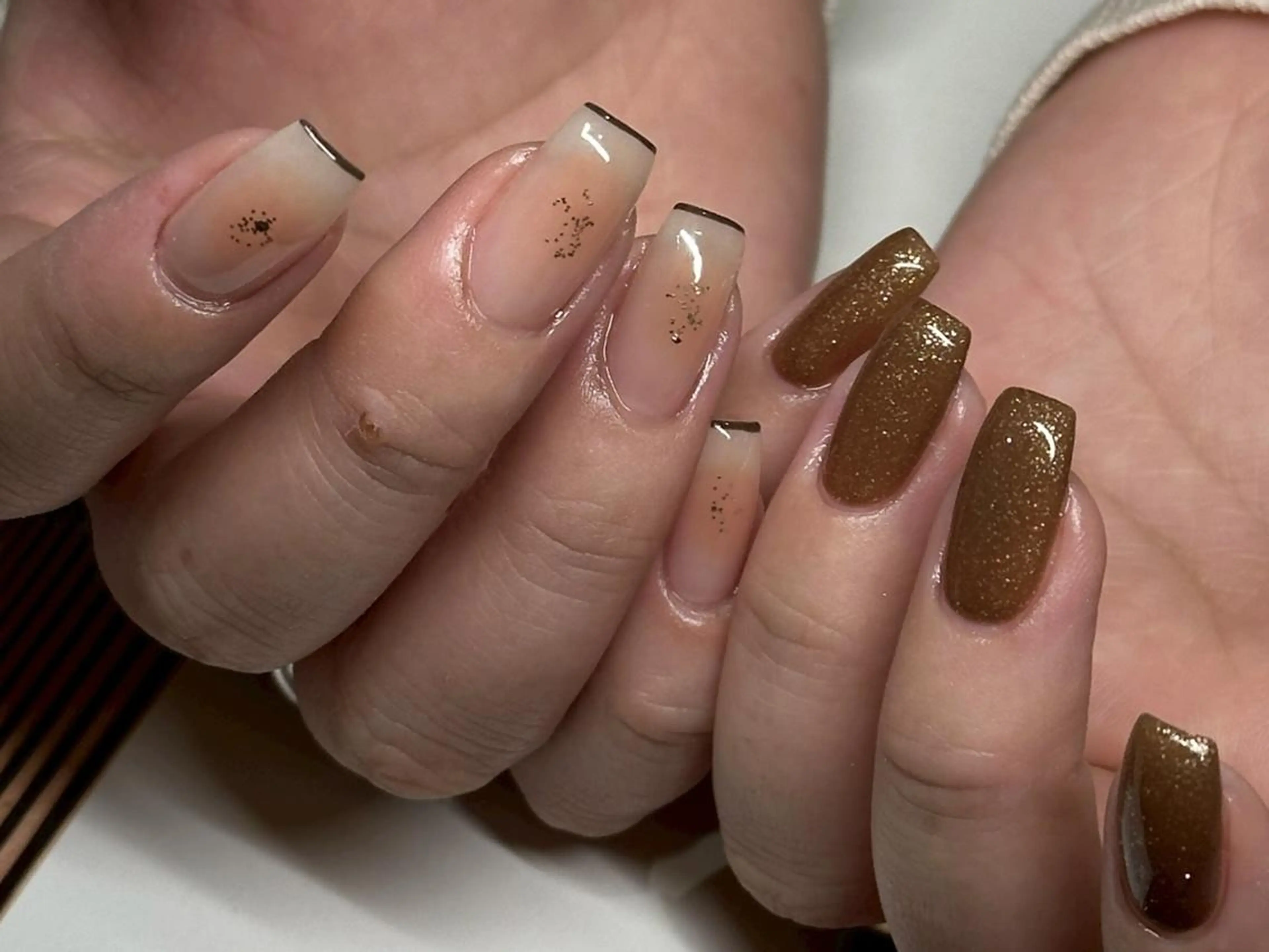 【今季トレンド!】オフあり🩵チークネイルの写真