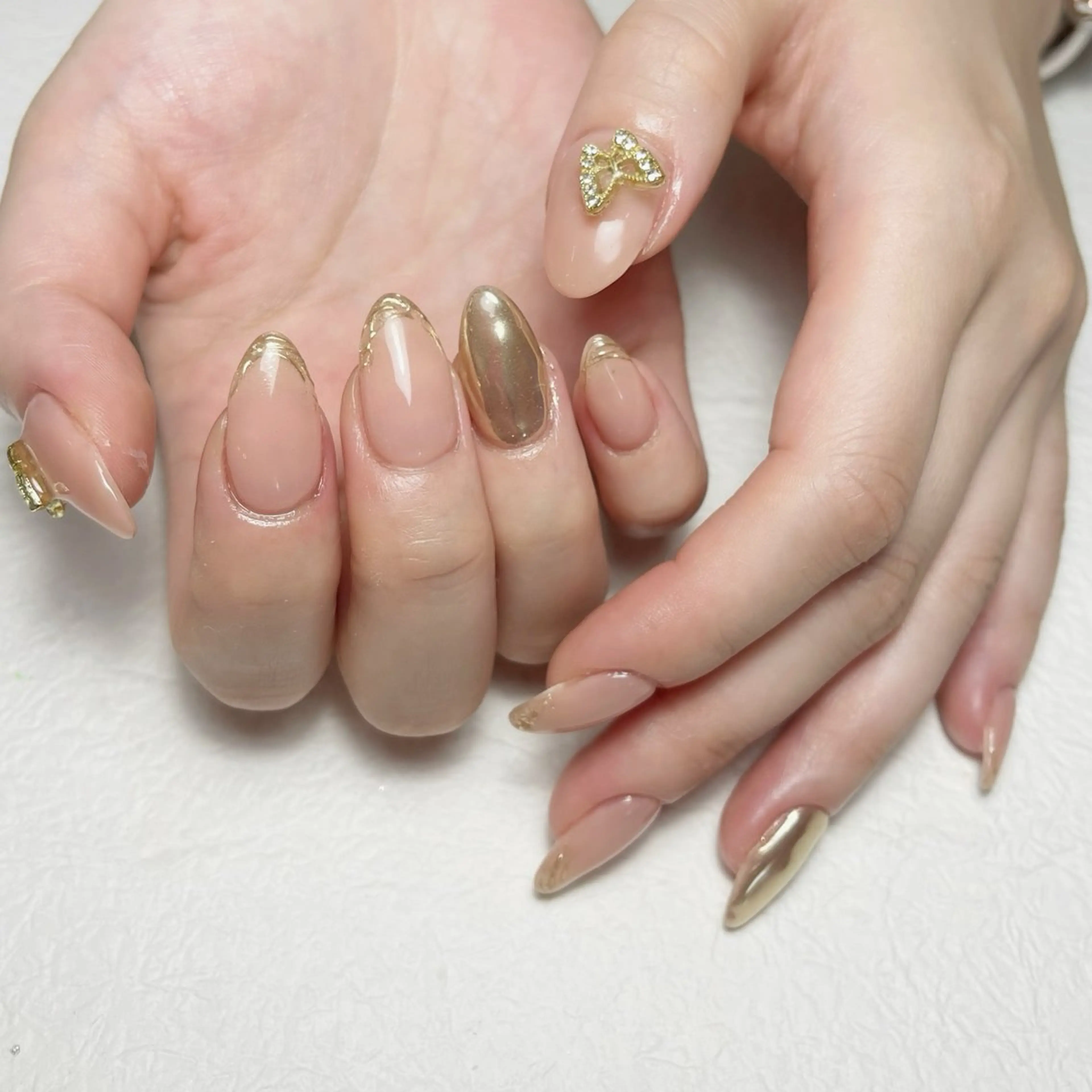 ネイル アートネイル フットネイル ジェルネイル キラキラネイル 韓国ネイル Y nail なんば堀江店のネイルデザイン