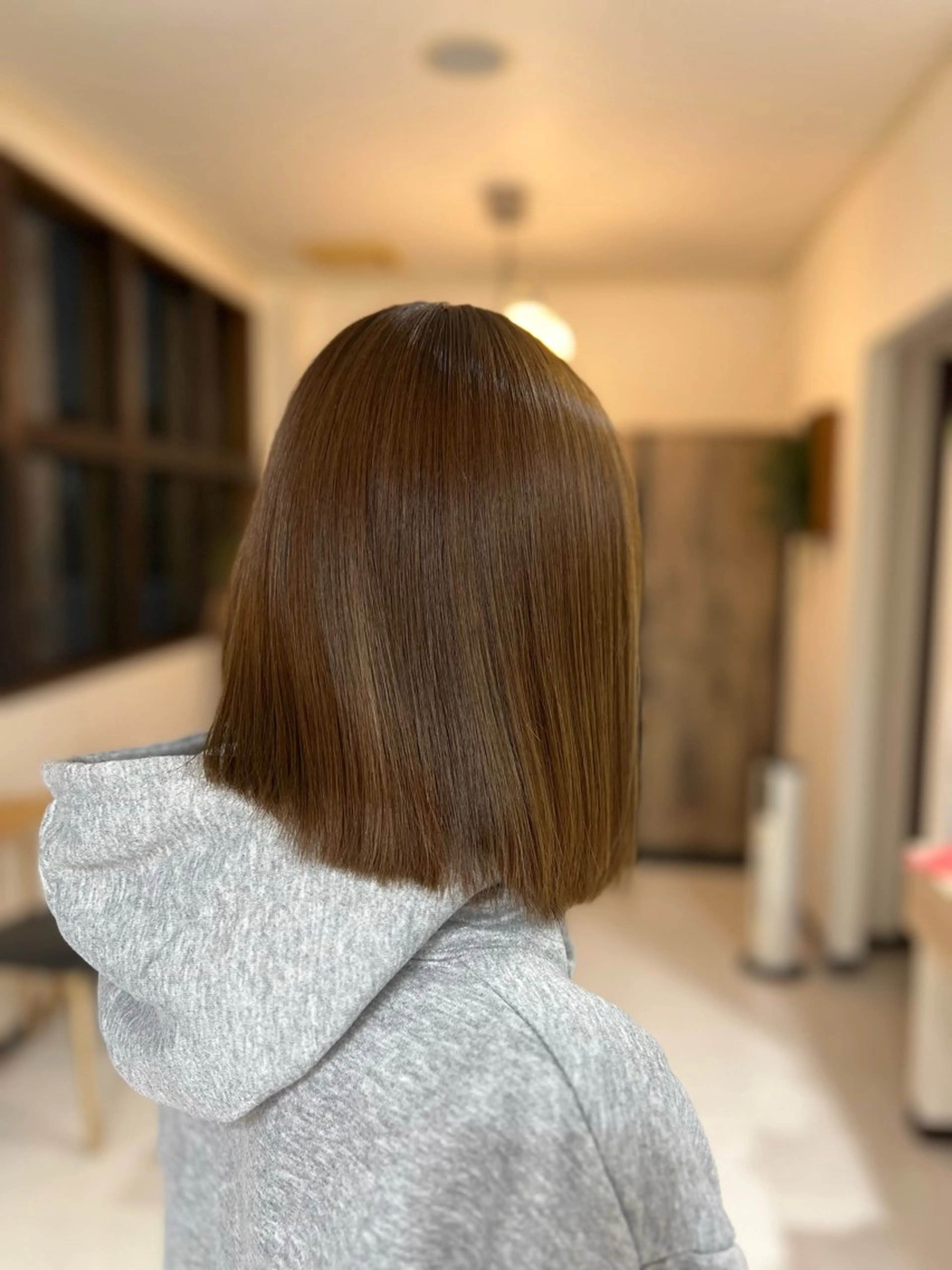 ミディアム 青木 架心のヘアスタイル