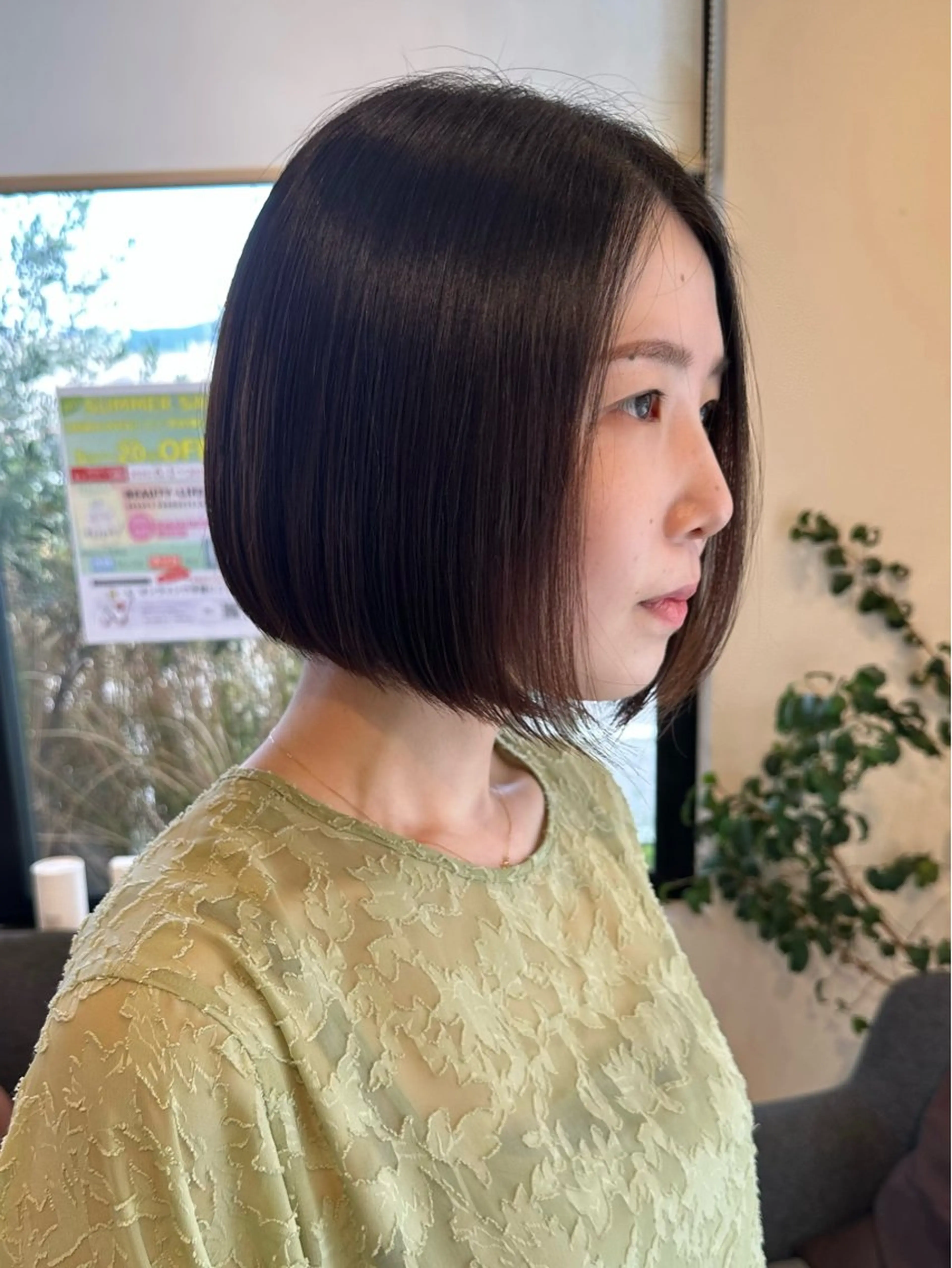 ショート ボブ カット トリートメント 間水 和樹のヘアスタイル