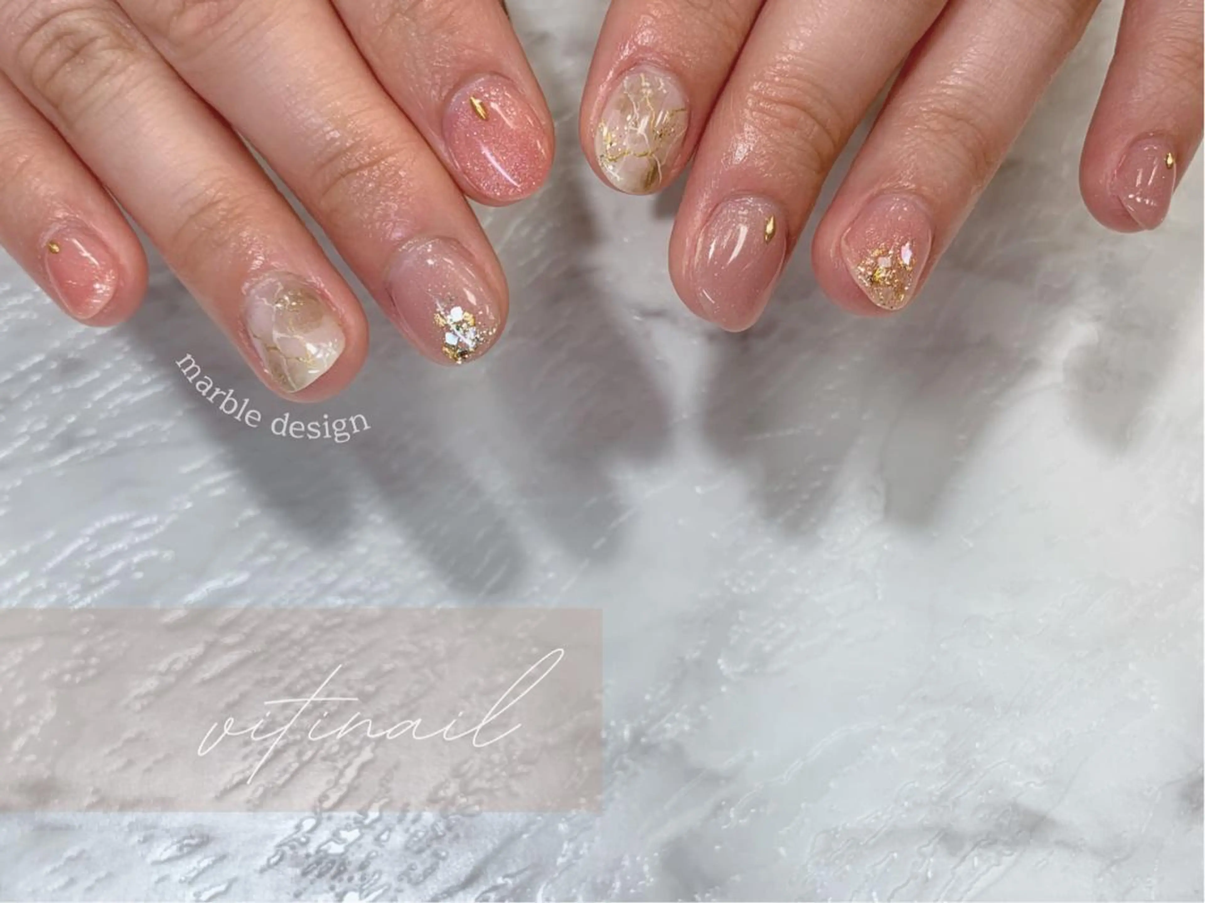 ネイル ハンドネイル vitinail所属・vitinail／ 𝘠𝘶𝘬𝘪.のネイルデザイン