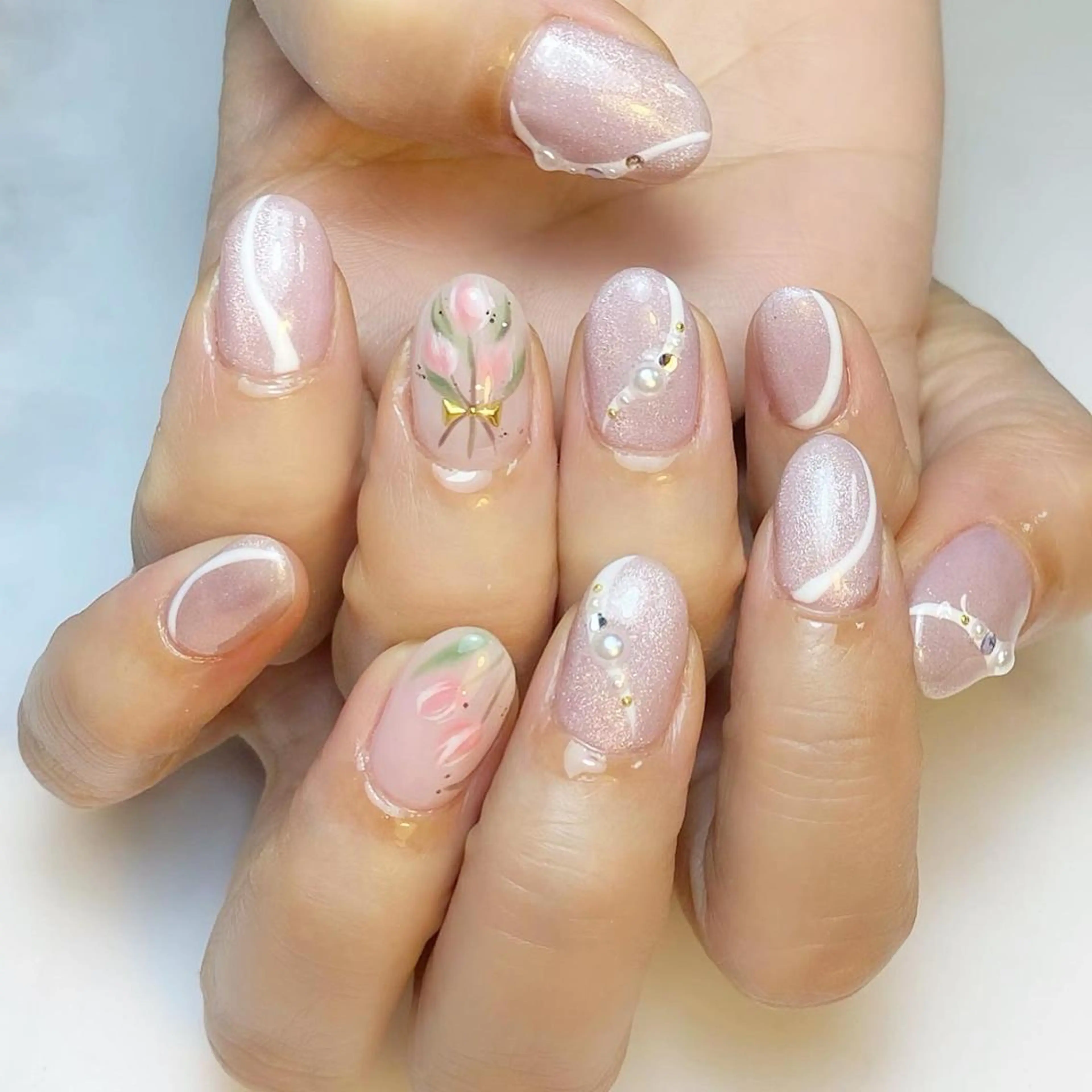 ネイル アートネイル ハンドネイル Nail ameria megu所属・ameria meguのネイルデザイン