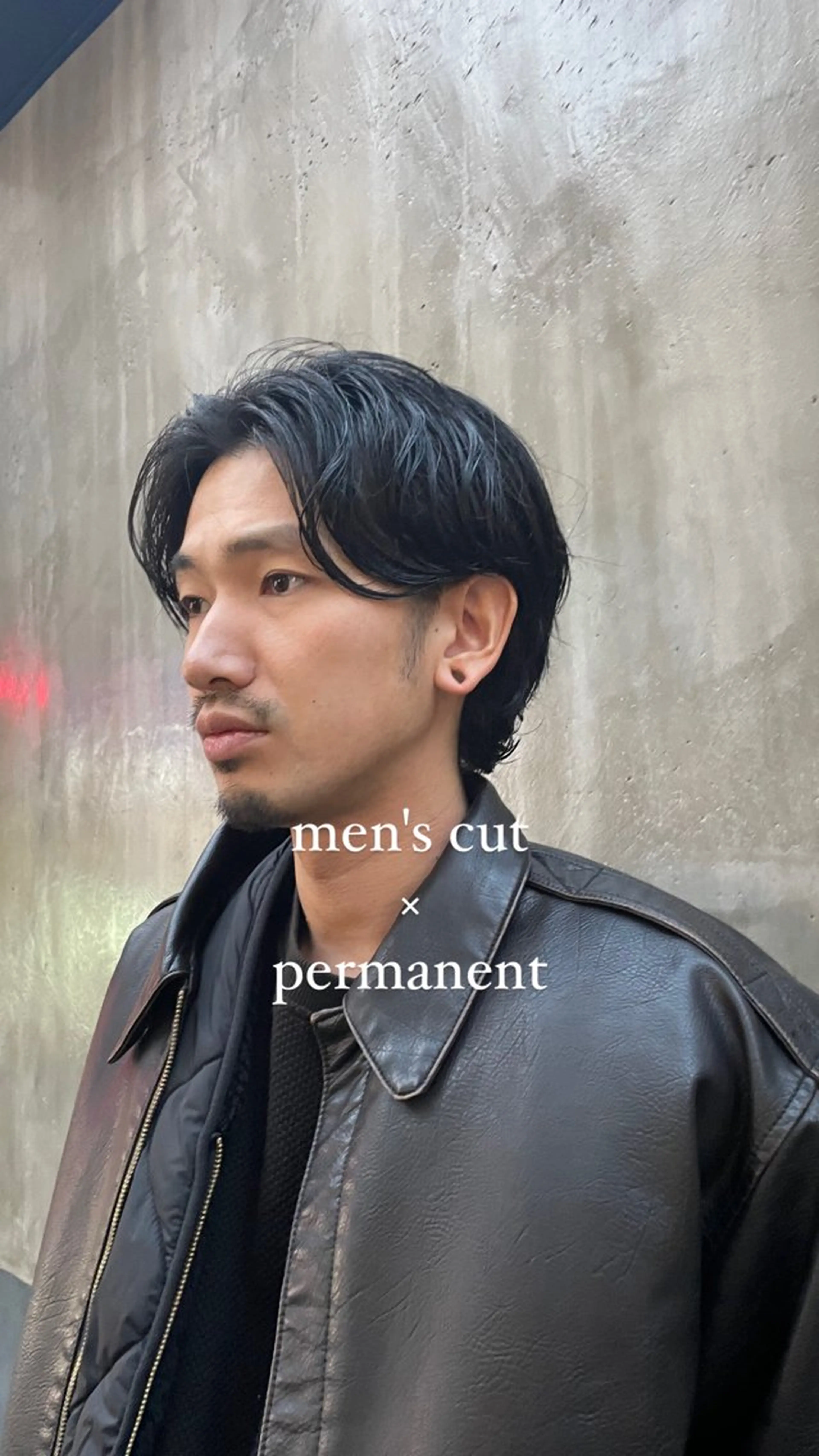 ミディアム パーマ メンズ ニュアンスパーマ/ メンズカット田島勇樹のヘアスタイル