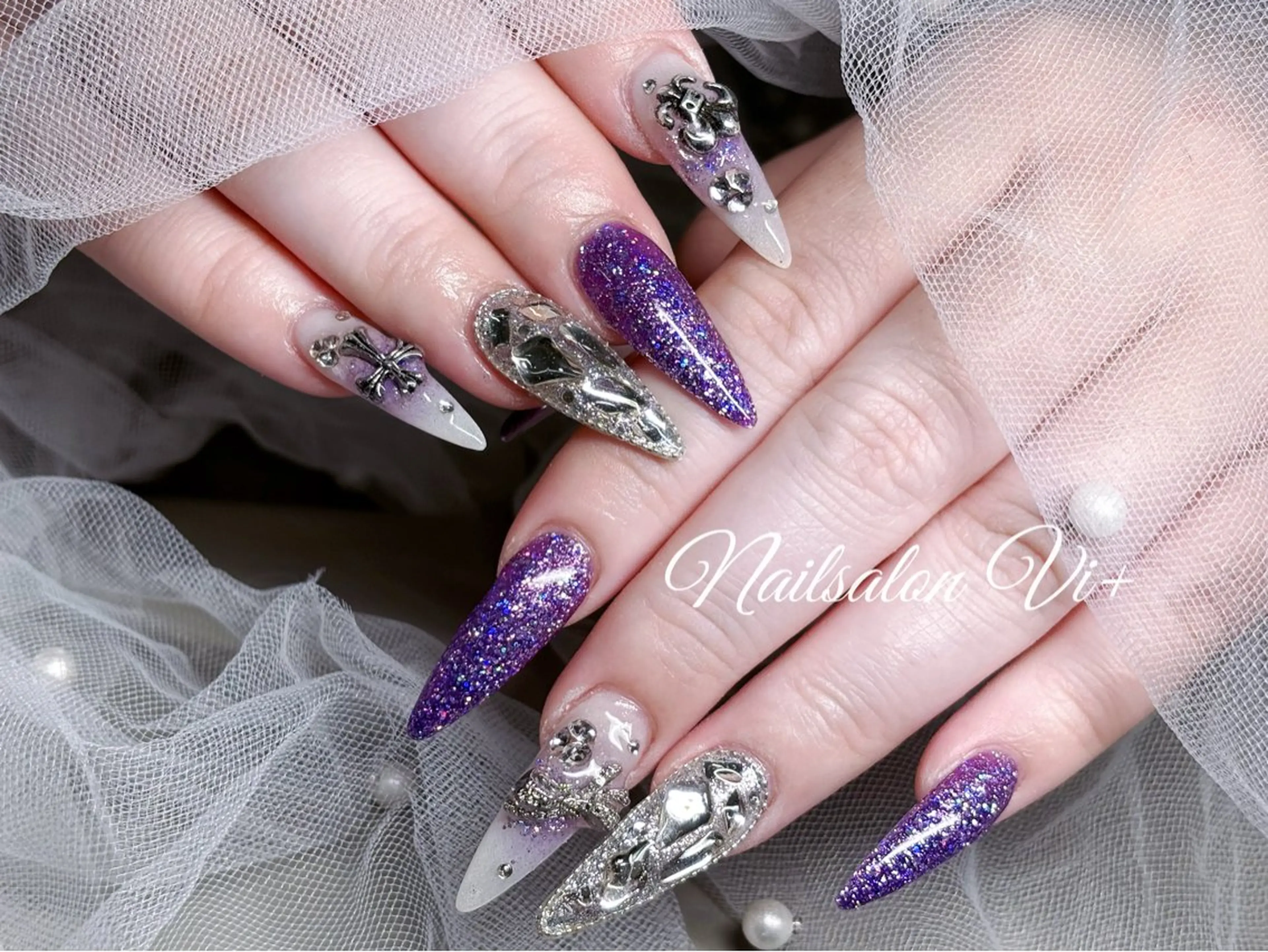 ネイル ハンドネイル Nailsalon Vi+ももか🩷のネイルデザイン