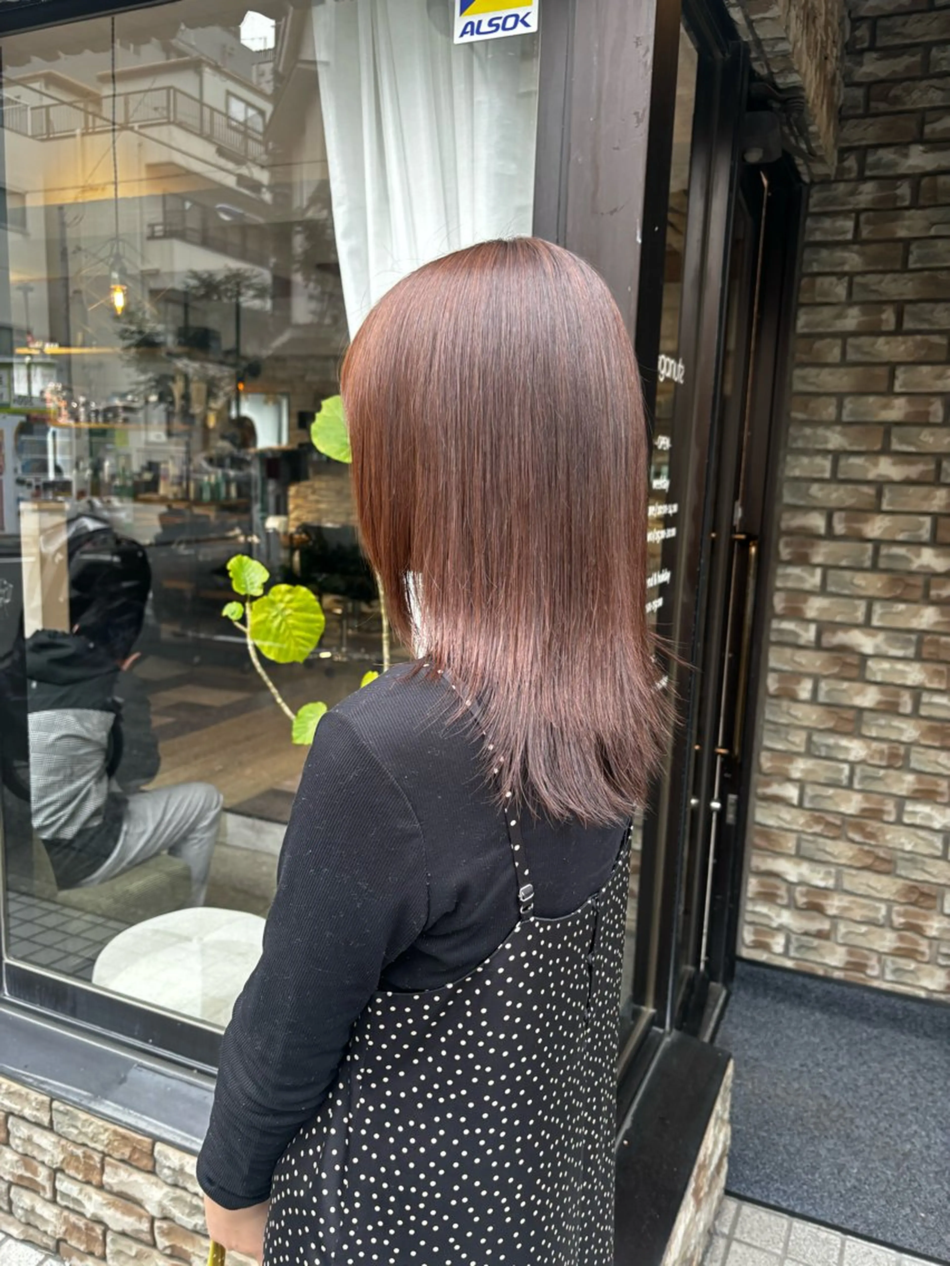 縮毛矯正 🍒サクラ🍒 /透明感カラー/艶髪のヘアスタイル