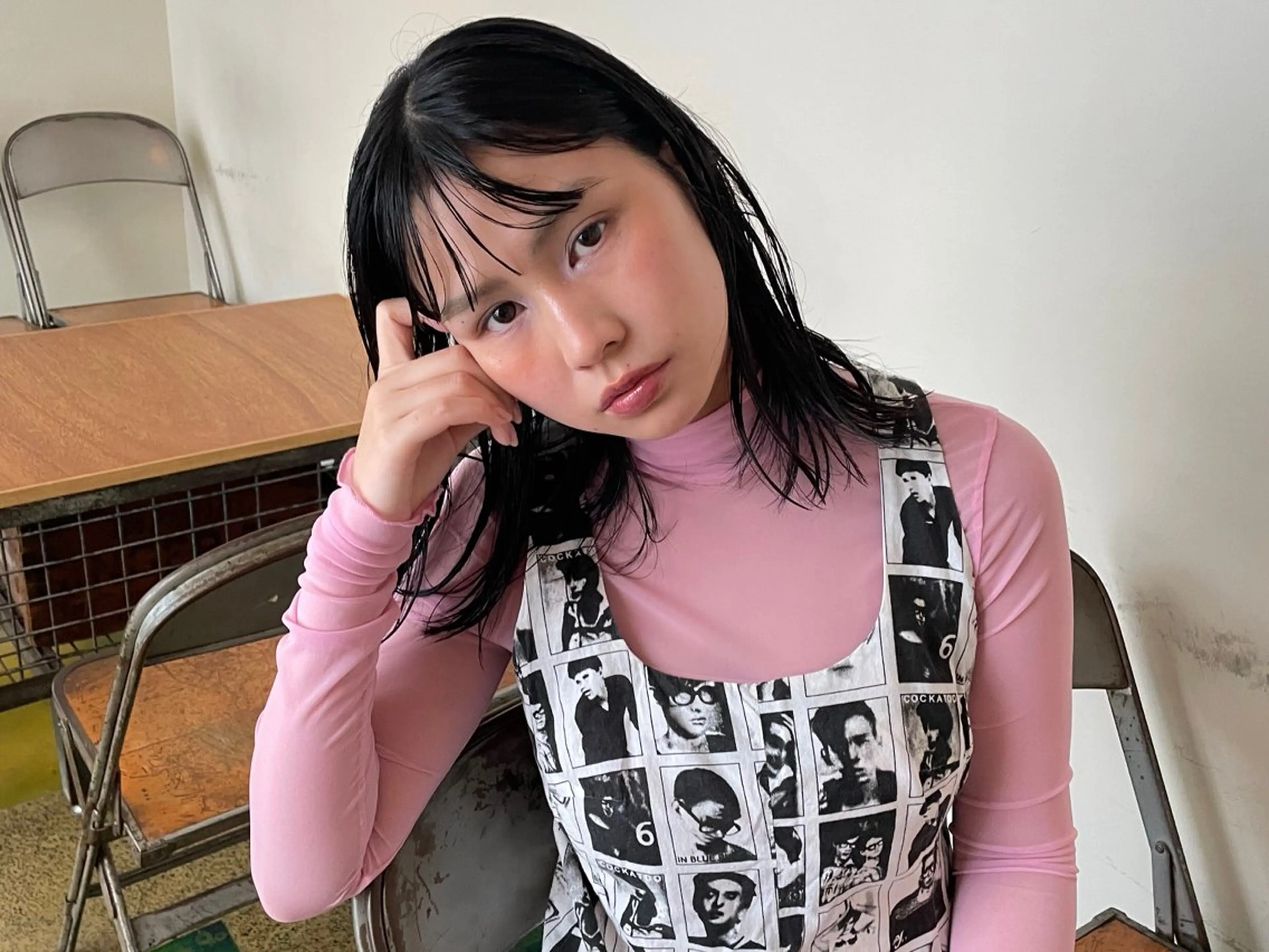 ミディアム カラー パーマ ヘアアレンジ メンズ ストレートパーマ カット ヘアカラー トリートメント tatsumi/ボブ ウルフ/レイヤーのヘアスタイル