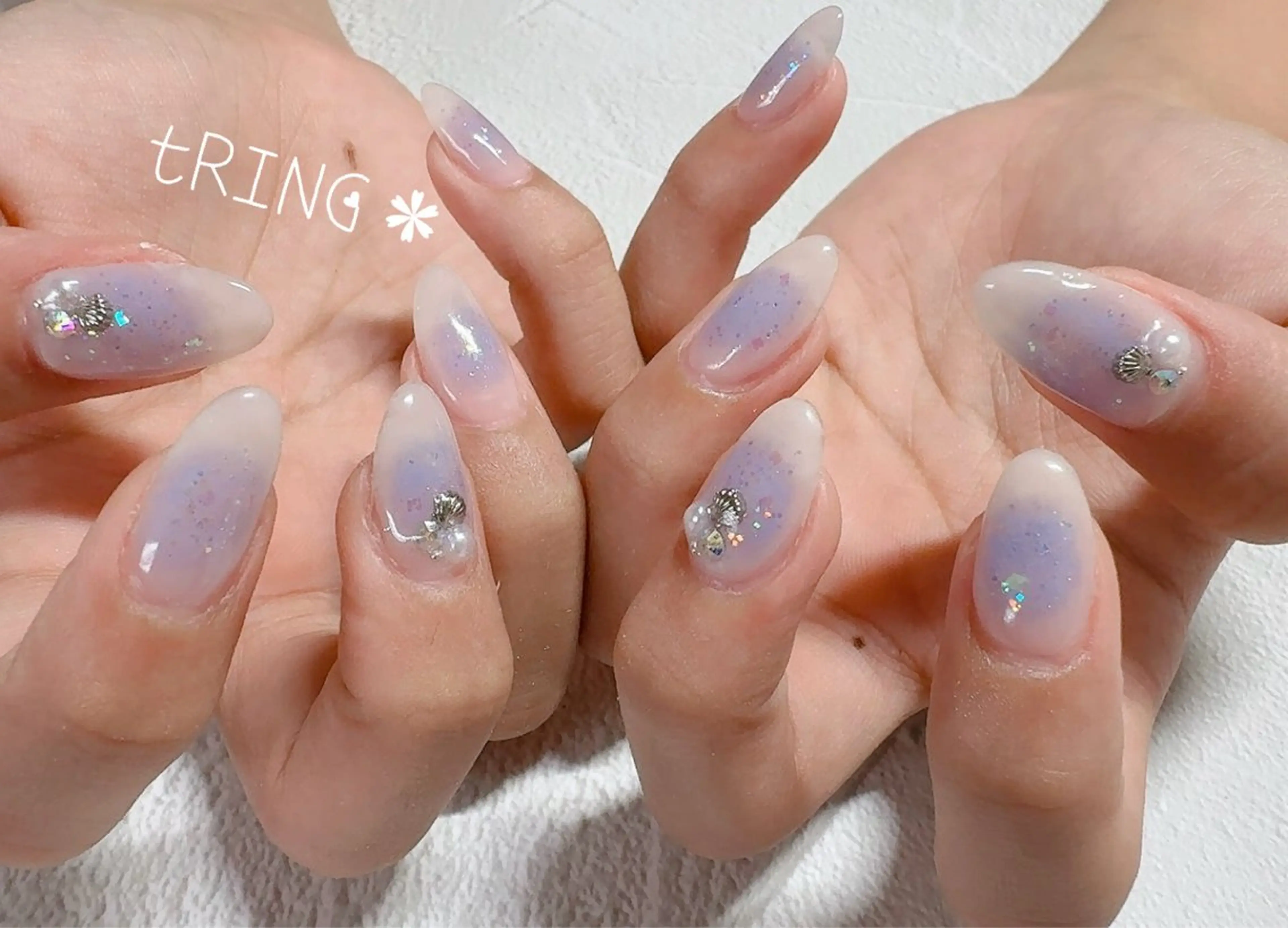 ネイル ハンドネイル tRING＊ しいの木台のネイルデザイン