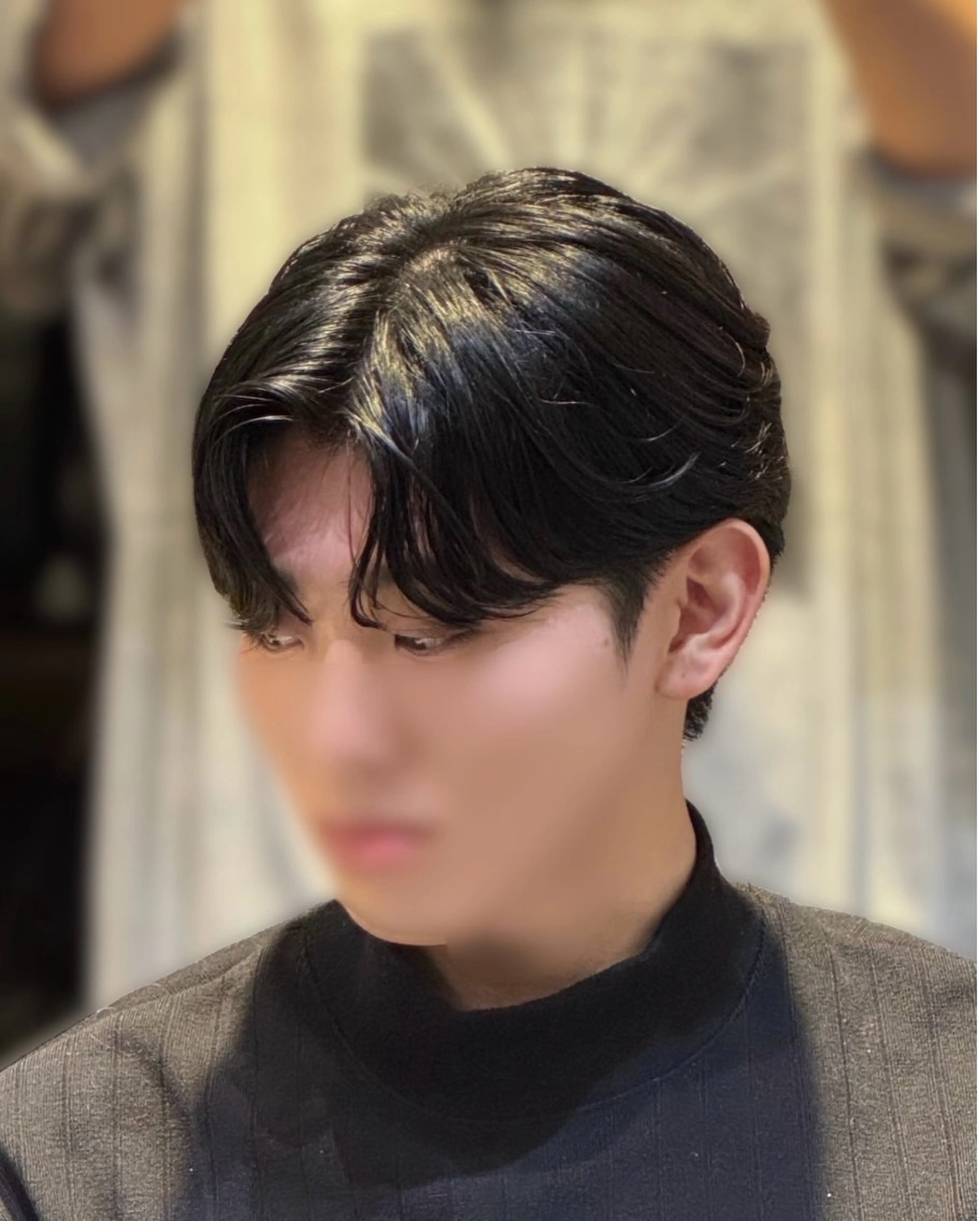 ショート パーマ メンズ YUKI🇰🇷 カルマ／ダウンパーマのヘアスタイル