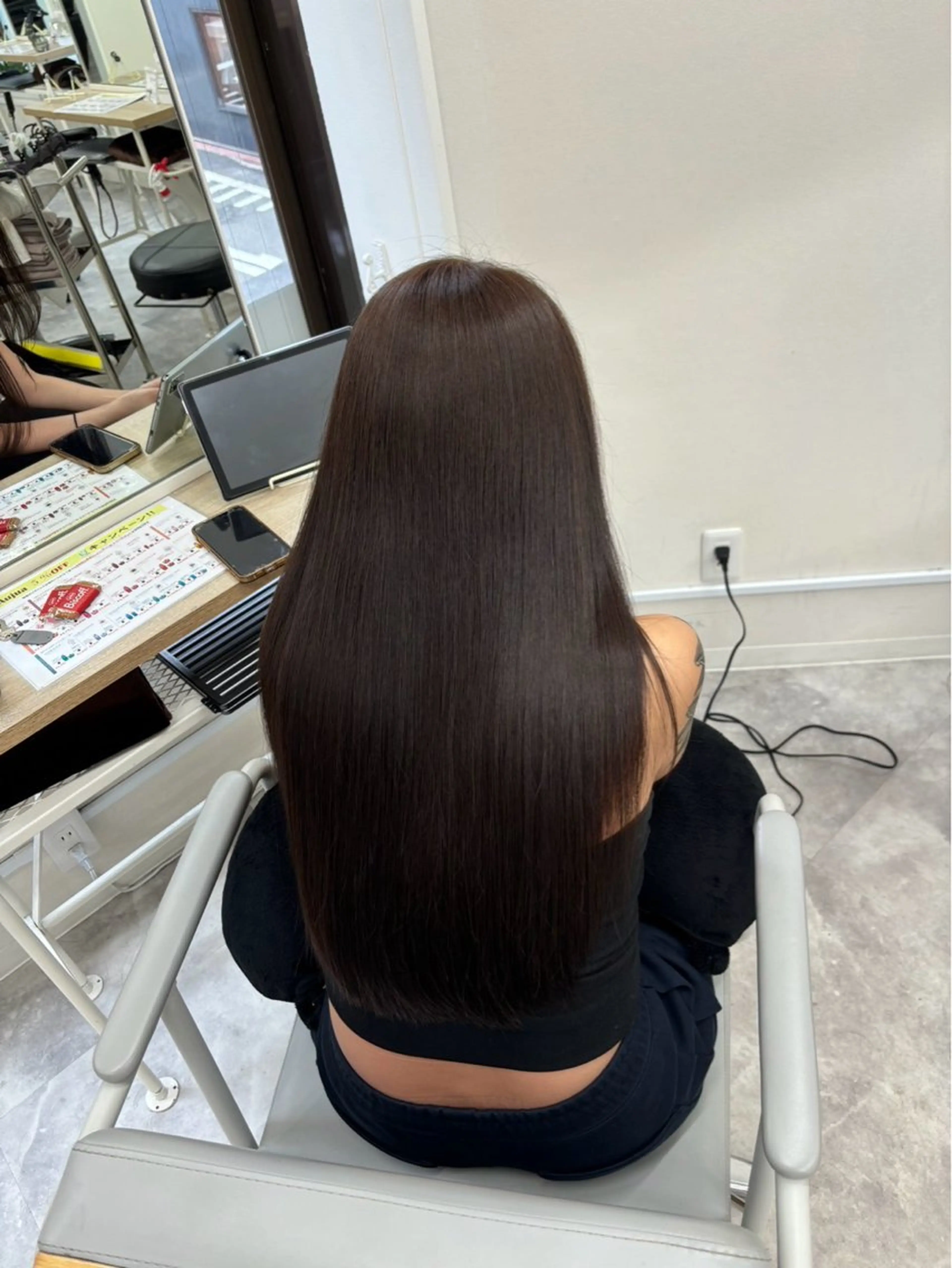 ロング カラー ヘアカラー トリートメント 髪質改善Acero. shoyaのヘアスタイル