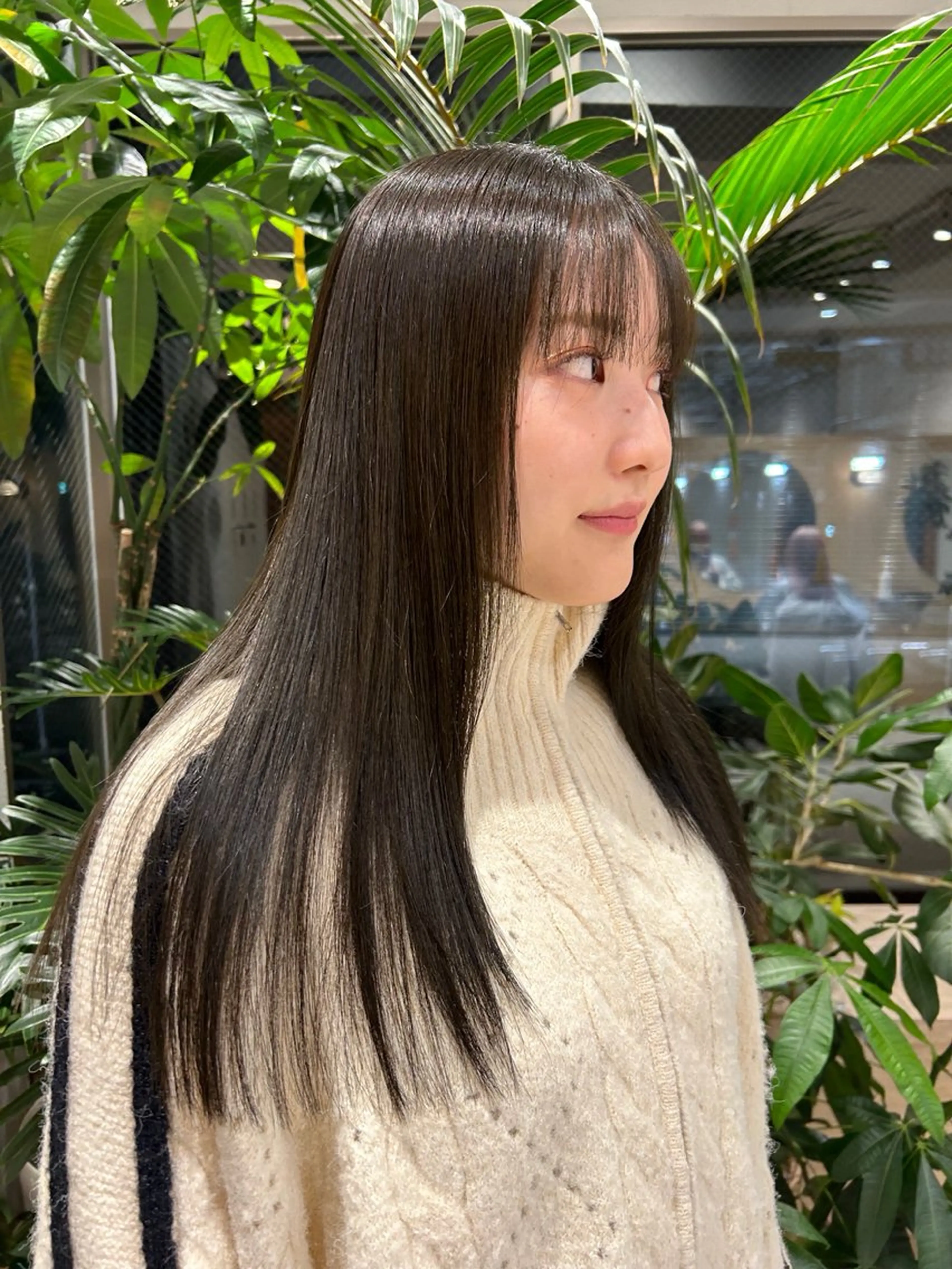 ロング カラー ヘアカラー トリートメント 🦖ミニボブ/ボブ /MOEKA🦕のヘアスタイル