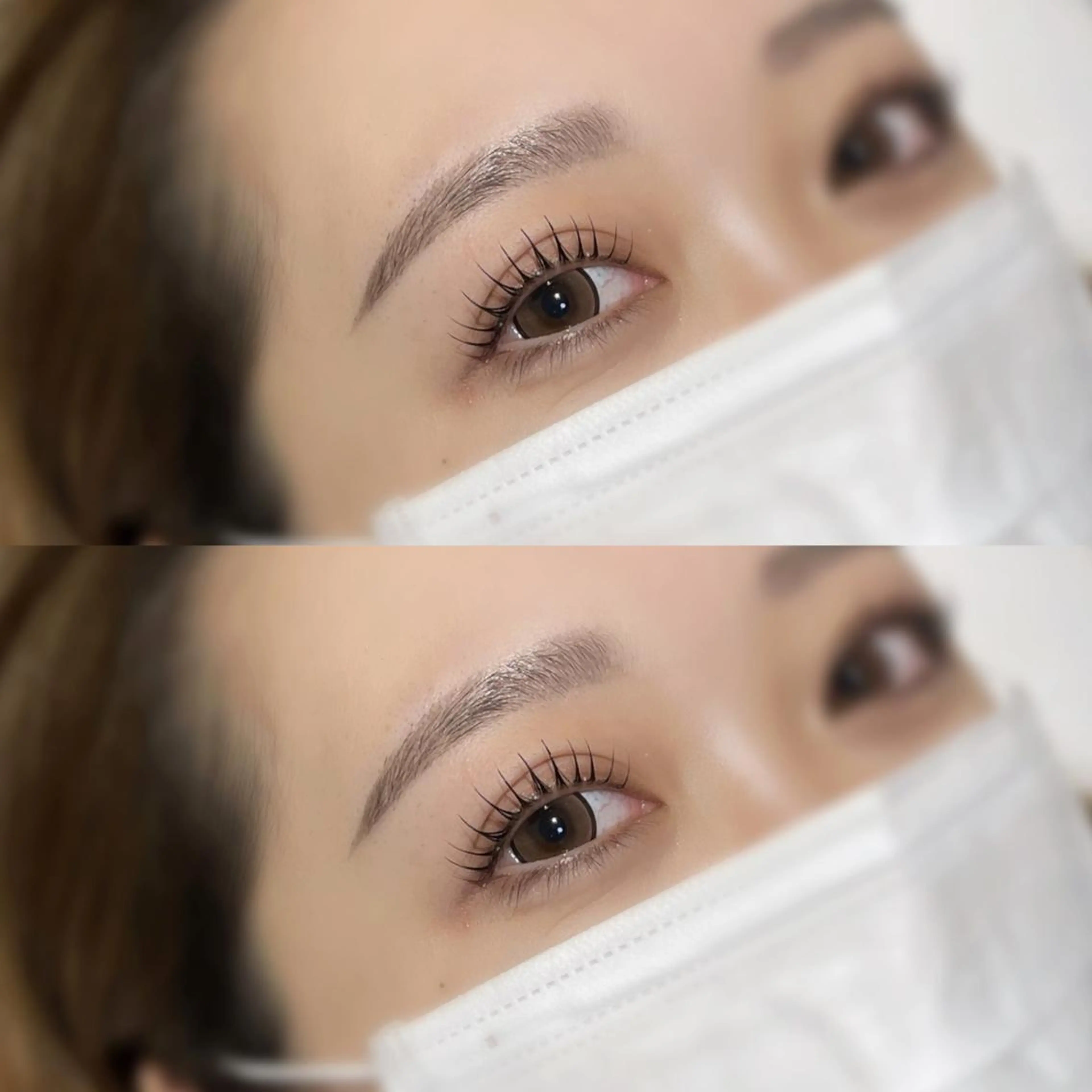 学割🈹まつ毛パーマ上+眉毛スタイリングの写真