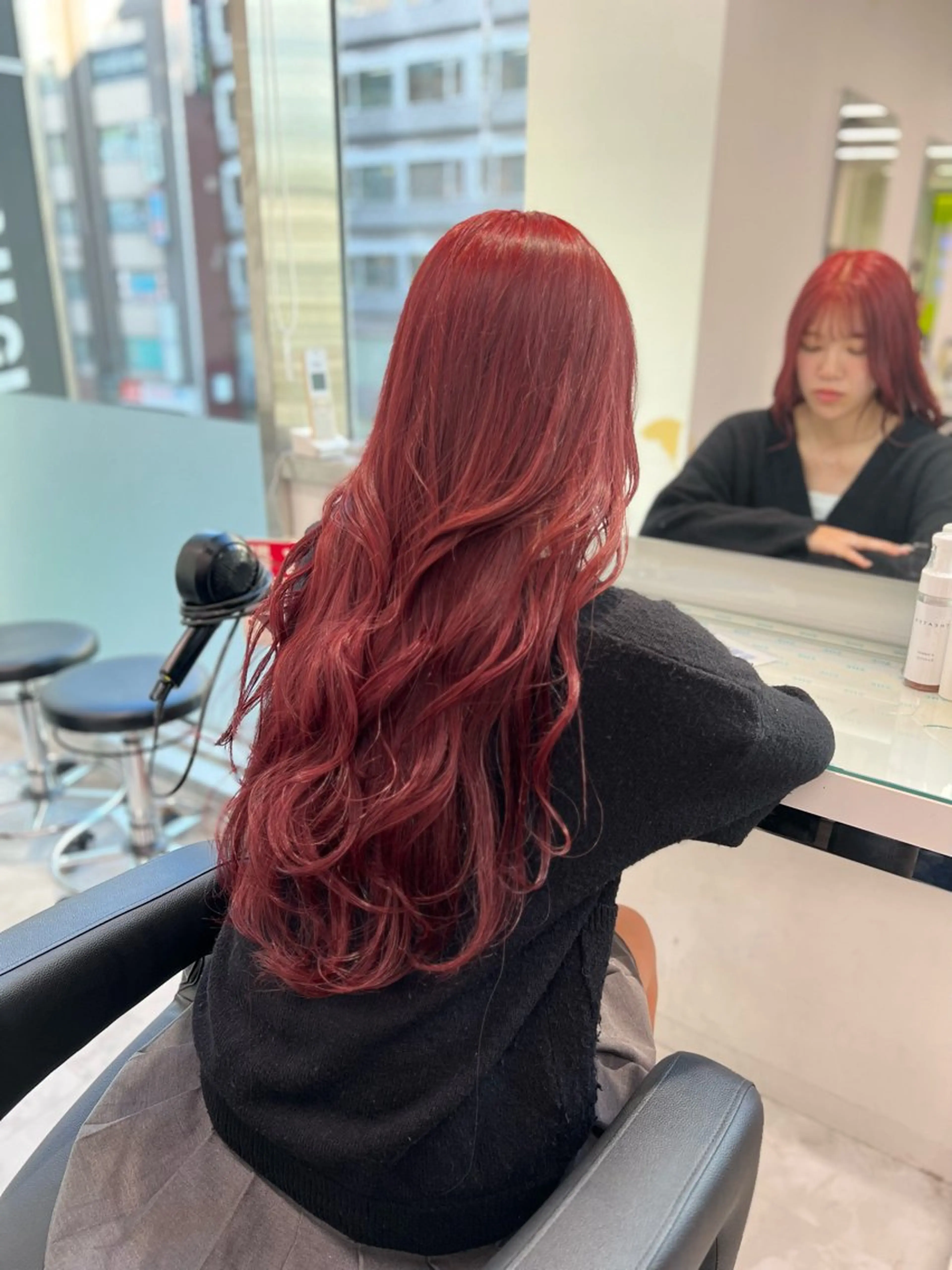 カラー La fith hair pur茶屋町店所属・momoka/茶屋町 /艶髪カラーのヘアスタイル