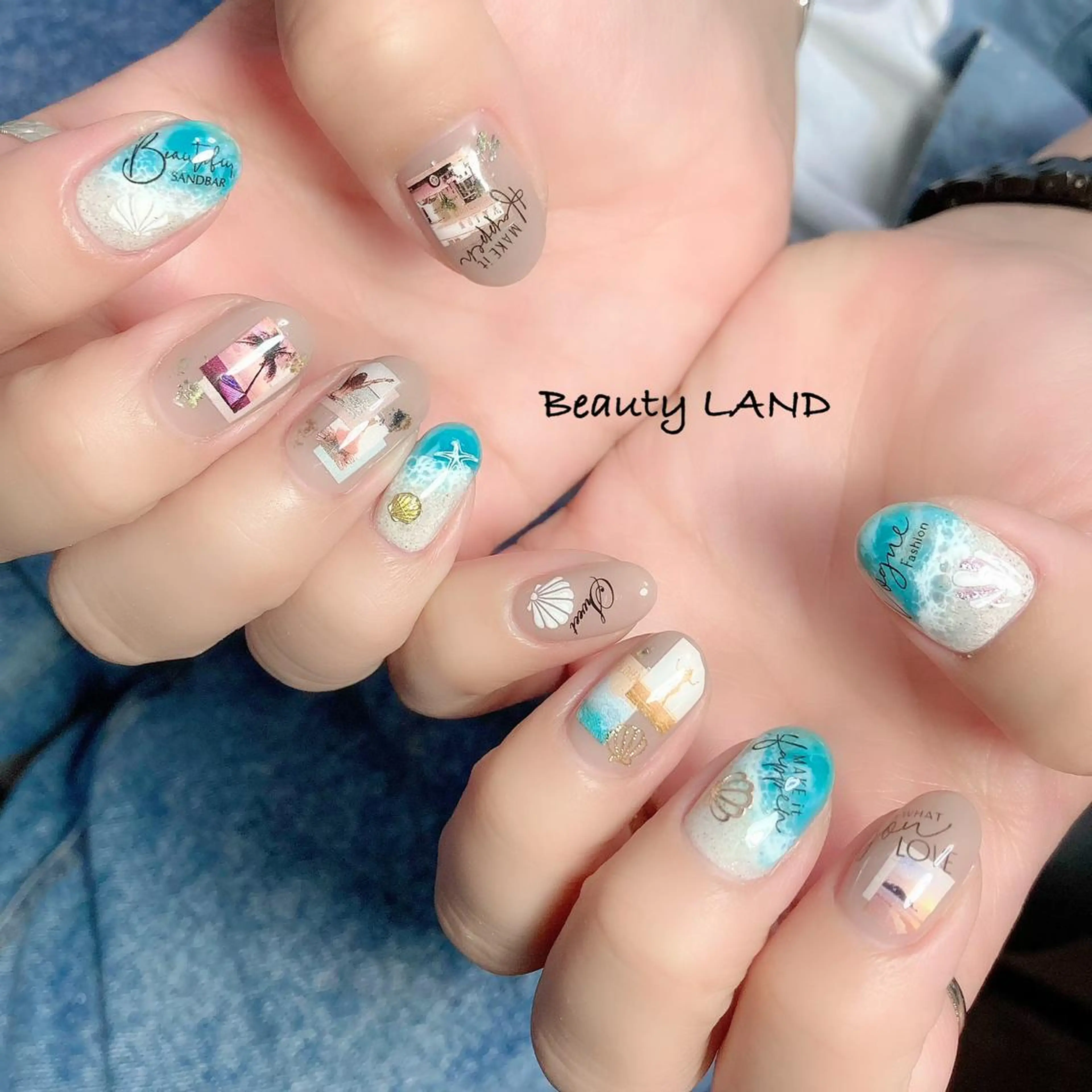 ネイル ハンドネイル 市川駅 ✿中津のネイルデザイン