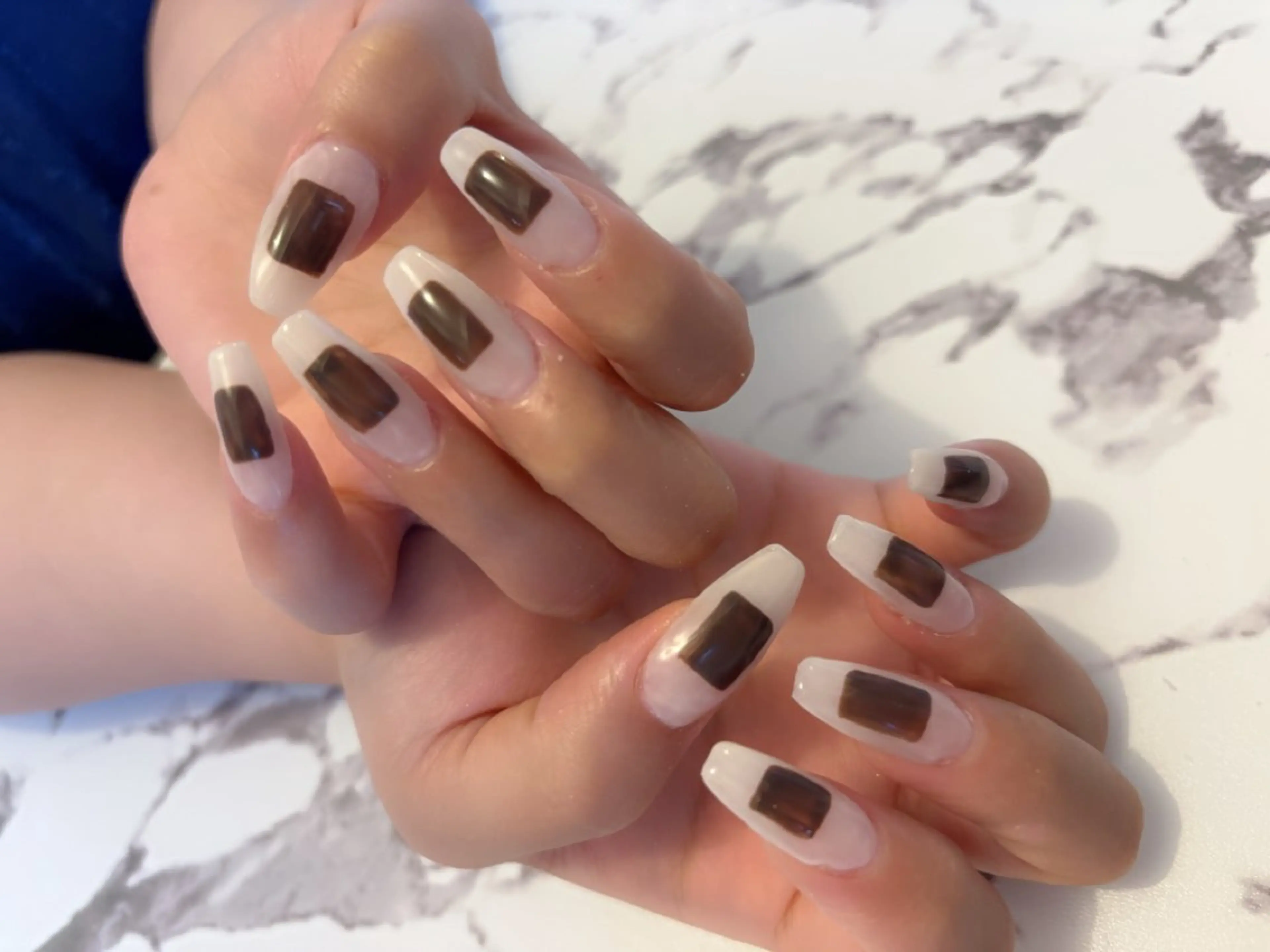 ネイル 長さ出し 持ち込み ネイルチップ komohana salon🌺のネイルデザイン