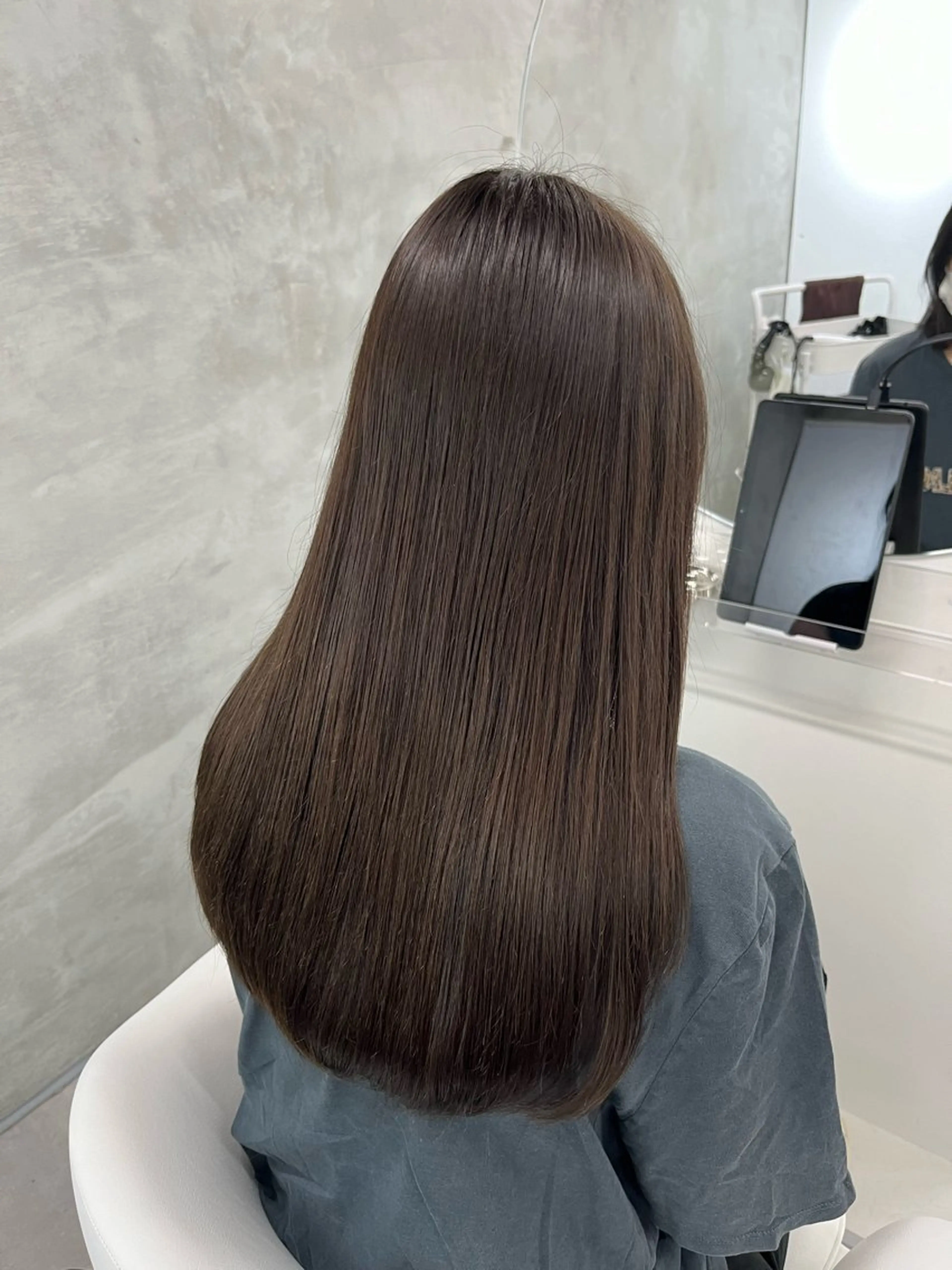 ロング カラー カット ヘアカラー トリートメント yuuna ✮ レイヤーカットのヘアスタイル