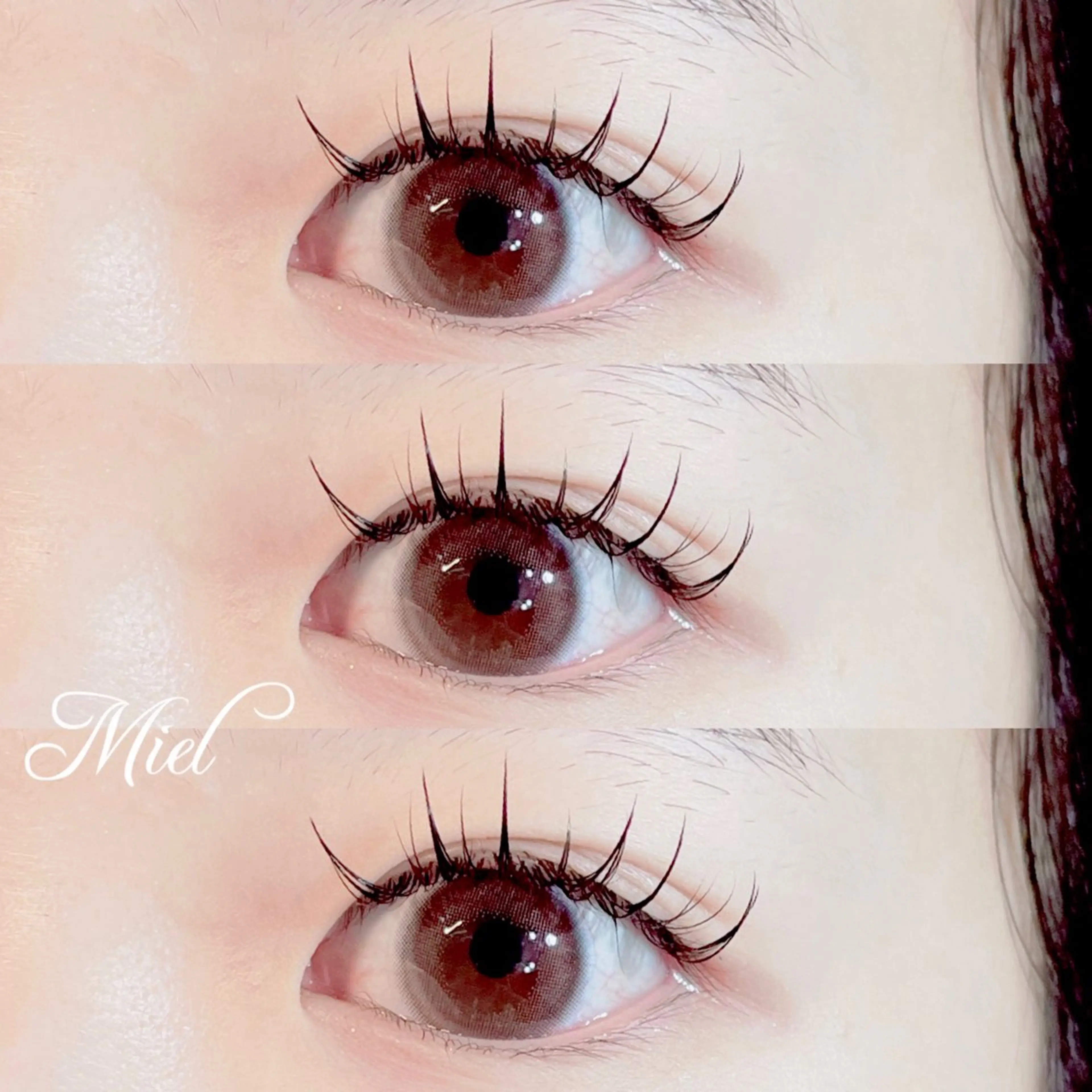 マツエク・マツパ カラーマツエク フラットラッシュ ボリュームラッシュ ワンホンマツエク Mori ✨Mystical✨のマツエク・マツパデザイン