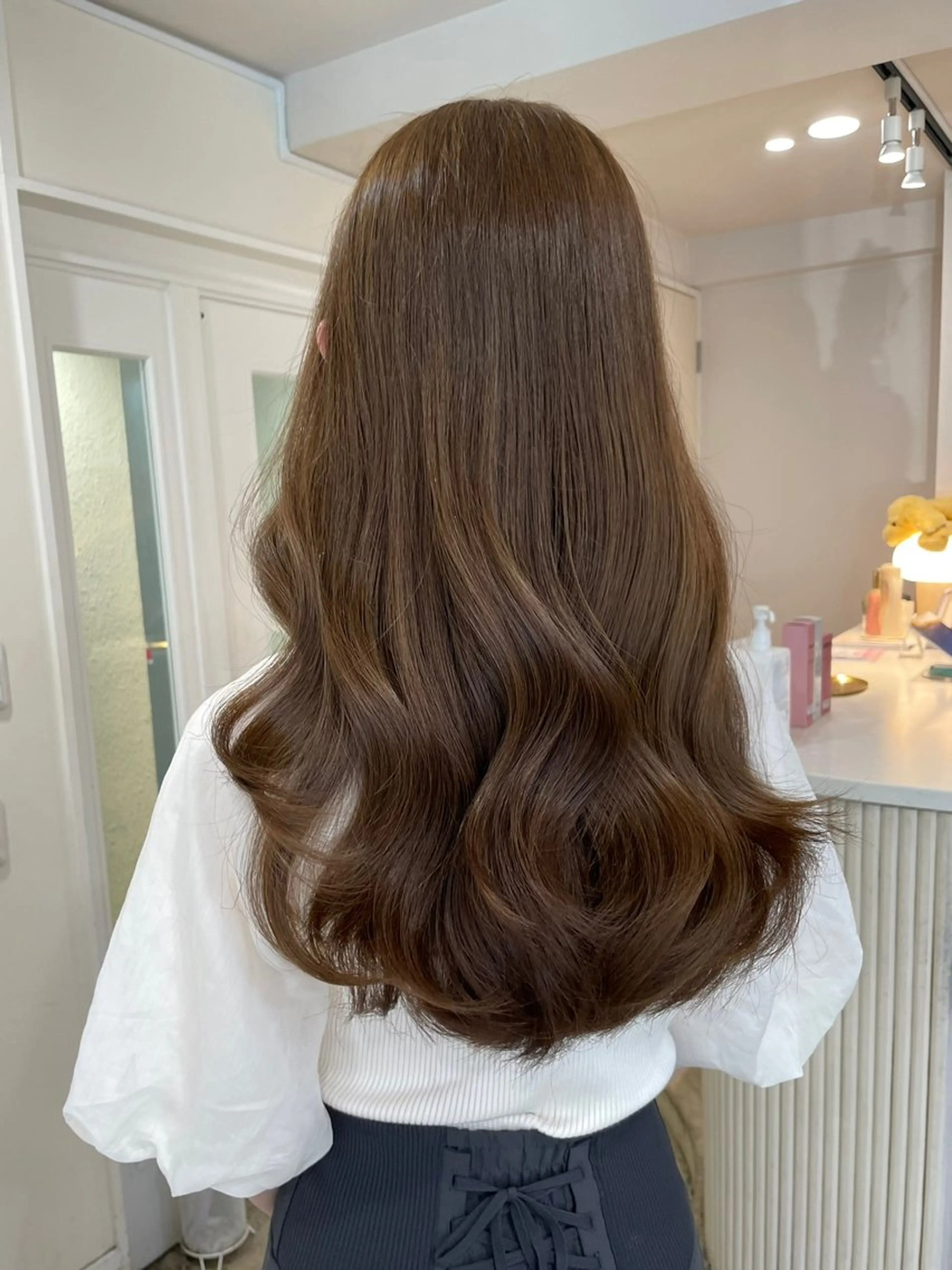 セミロング レイヤーカット 🍑韓国girly Saaya🍑🪄のヘアスタイル