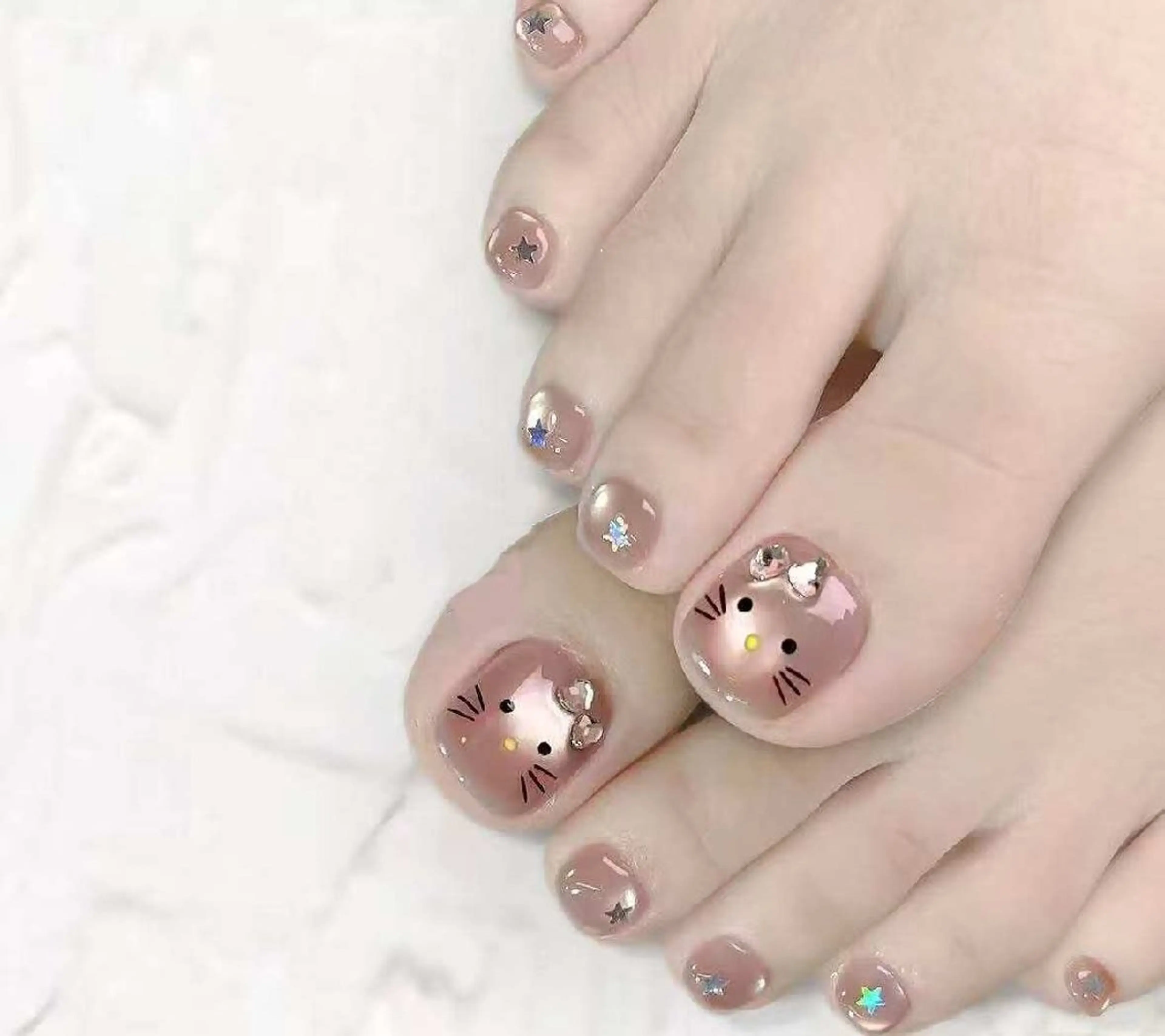 ネイル オーロラネイル フラワーネイル フットネイル フレンチネイル ジェルネイル フットネイル Oomiya 服部のネイルデザイン