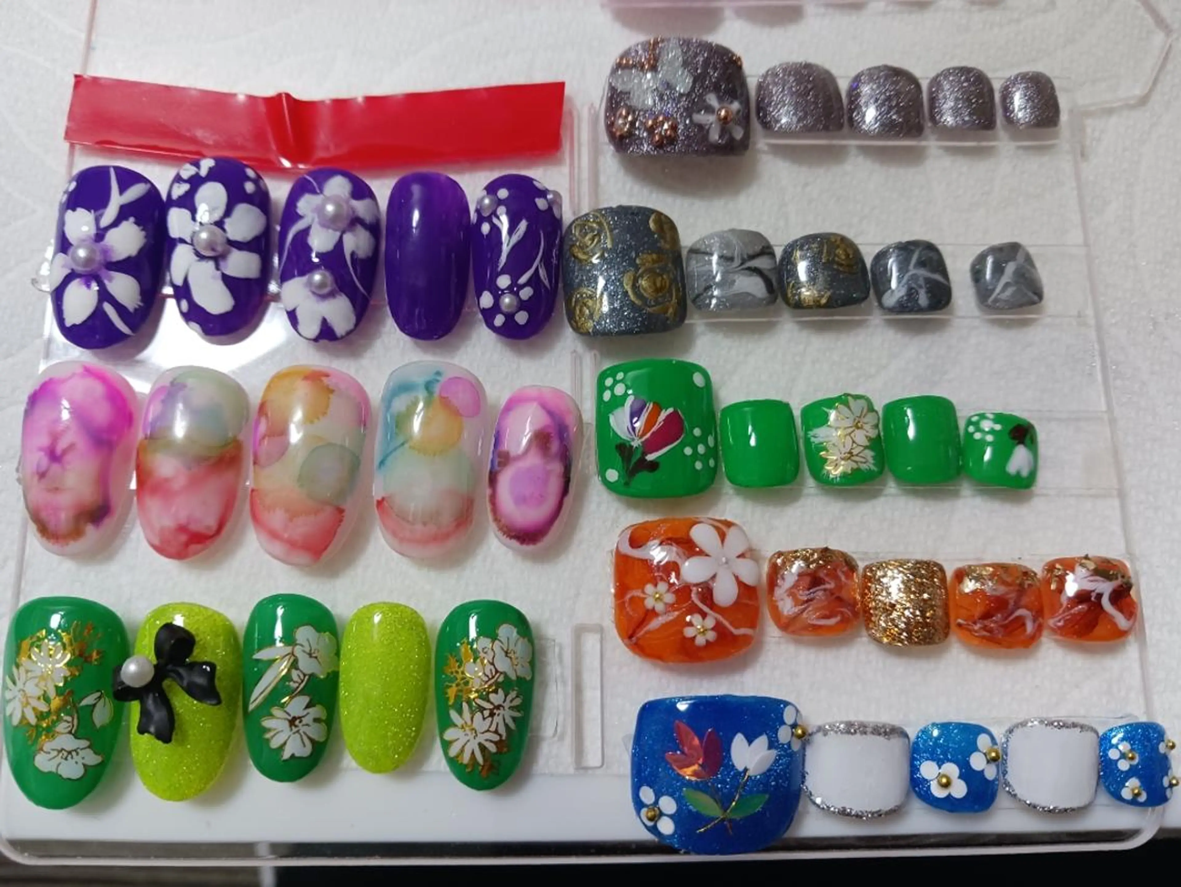 ネイル フットネイル nail uno de salonのネイルデザイン