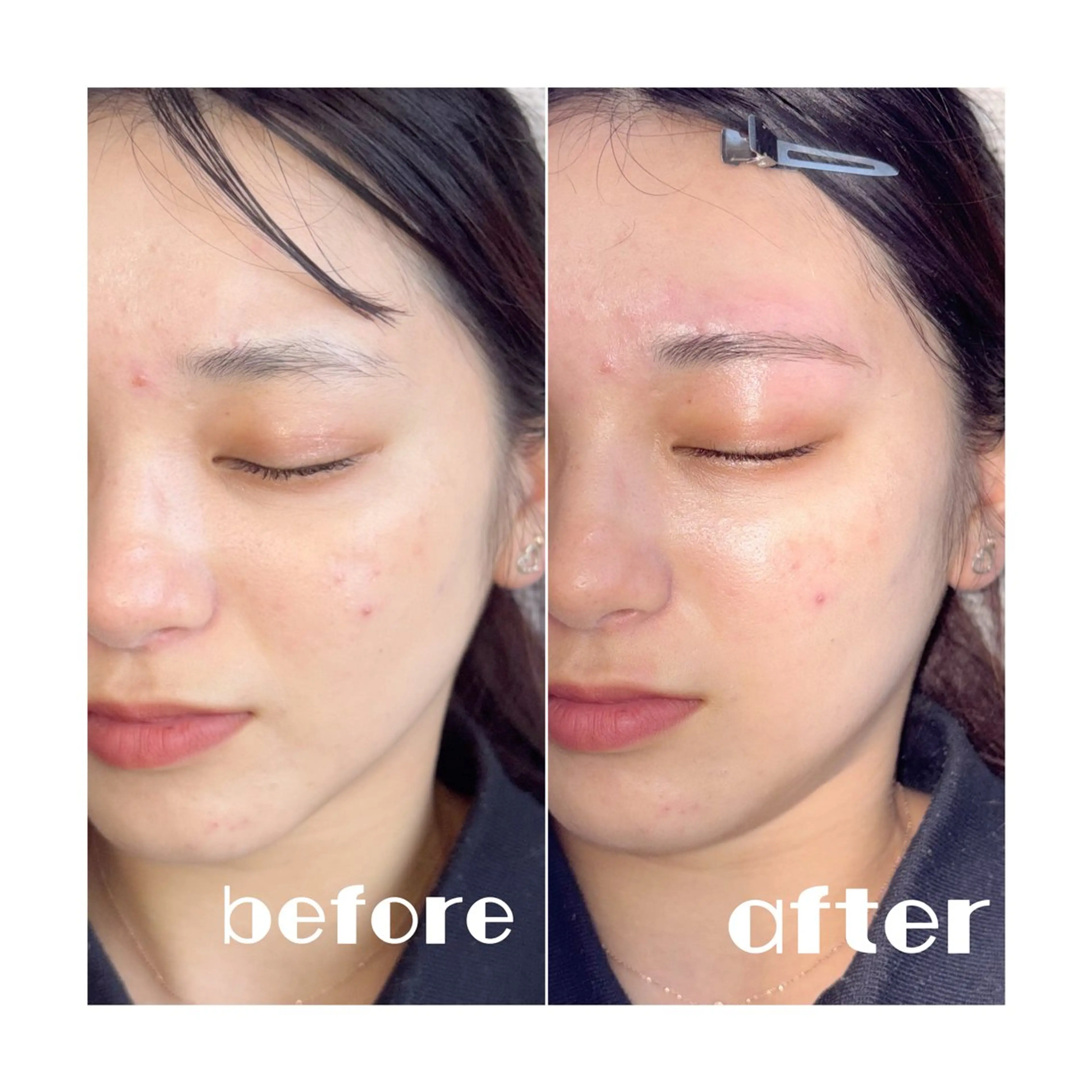 美眉スタイリング（眉毛ワックス）＋メイク仕上げの写真