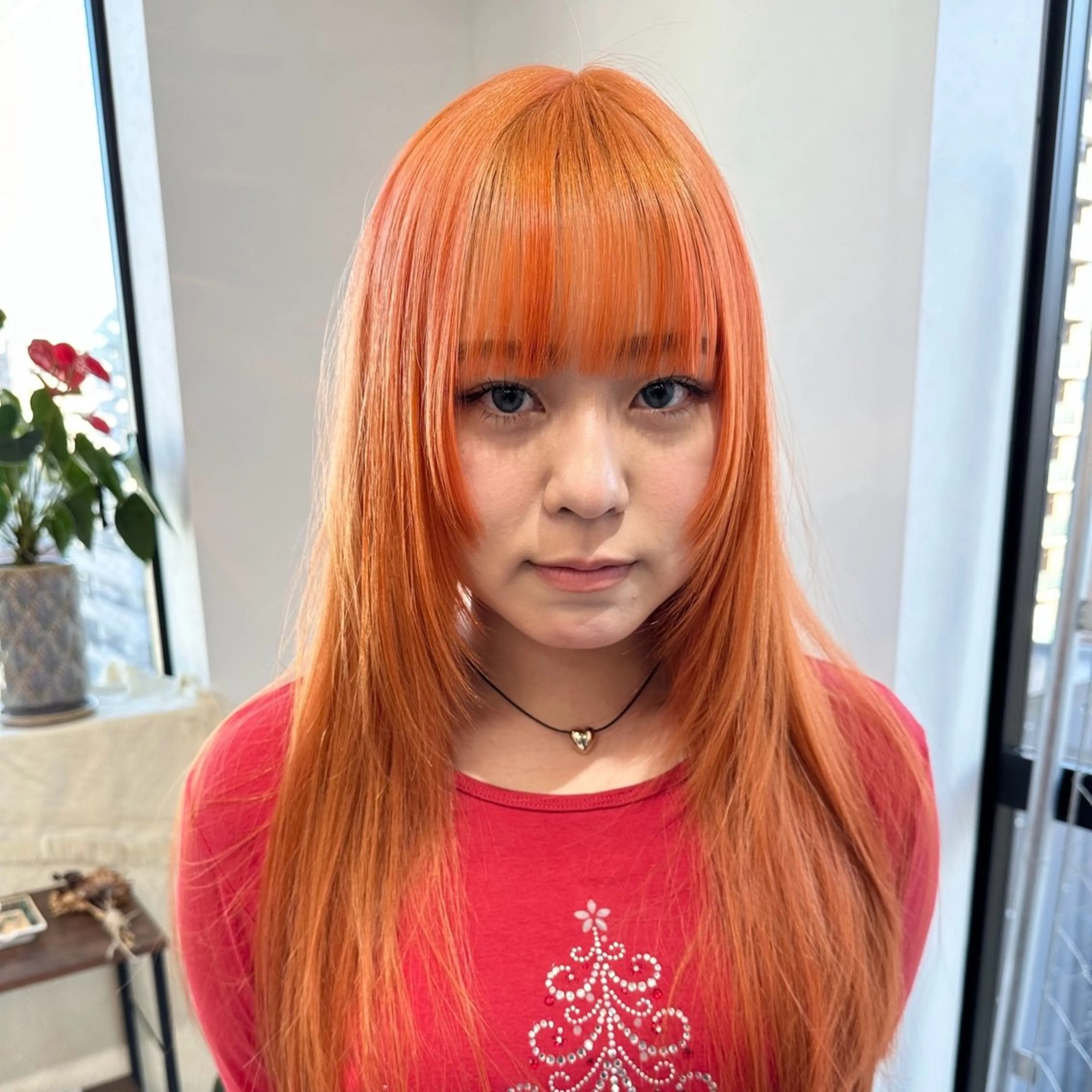 ロング カラー 𝐠𝐢𝐫𝐥𝐲 𝐦𝐨𝐝𝐞🖤のヘアスタイル