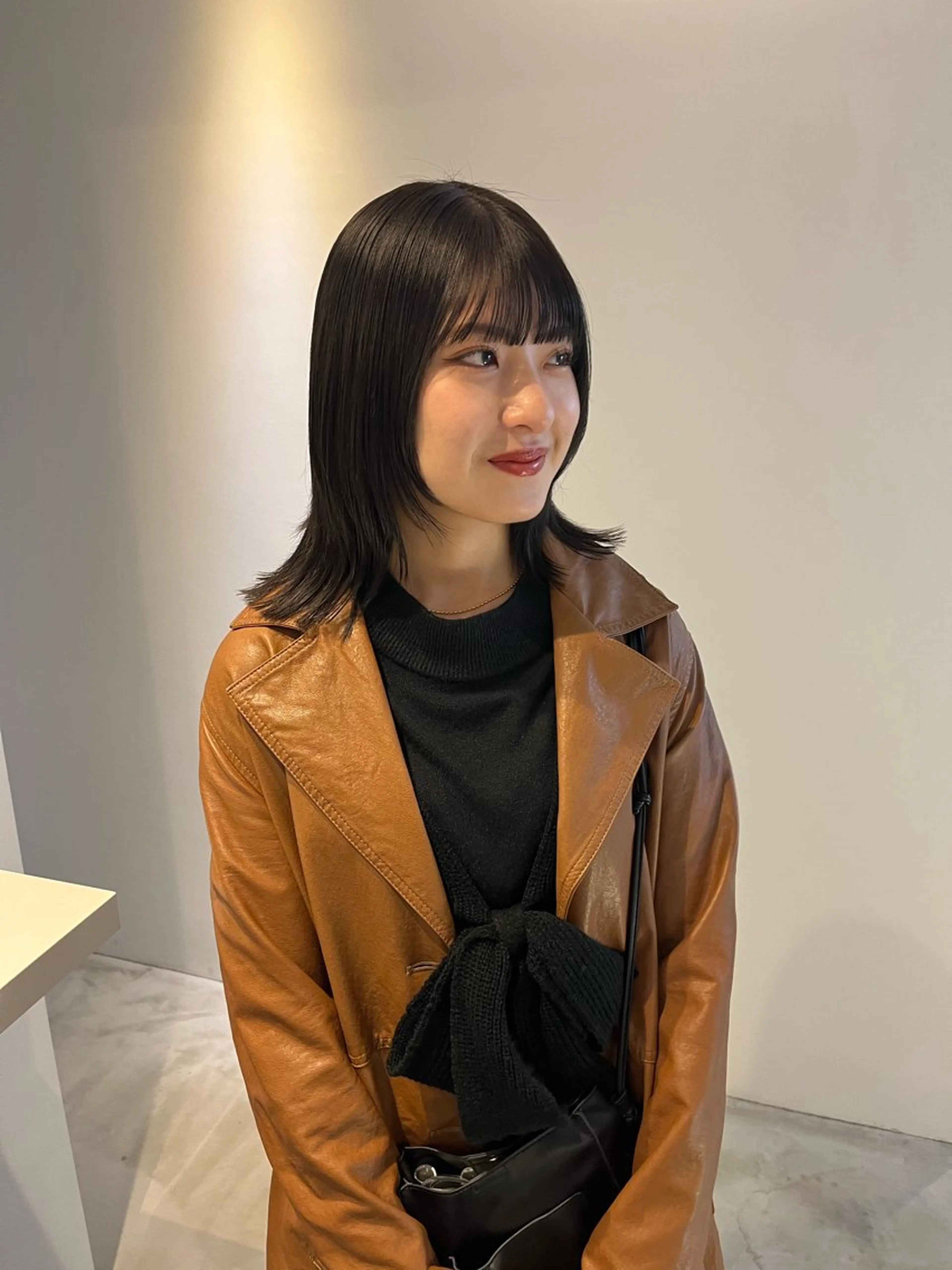 ミディアム ALLYS 渋谷店所属・最高級の艶のある カラーmei🎨のヘアスタイル