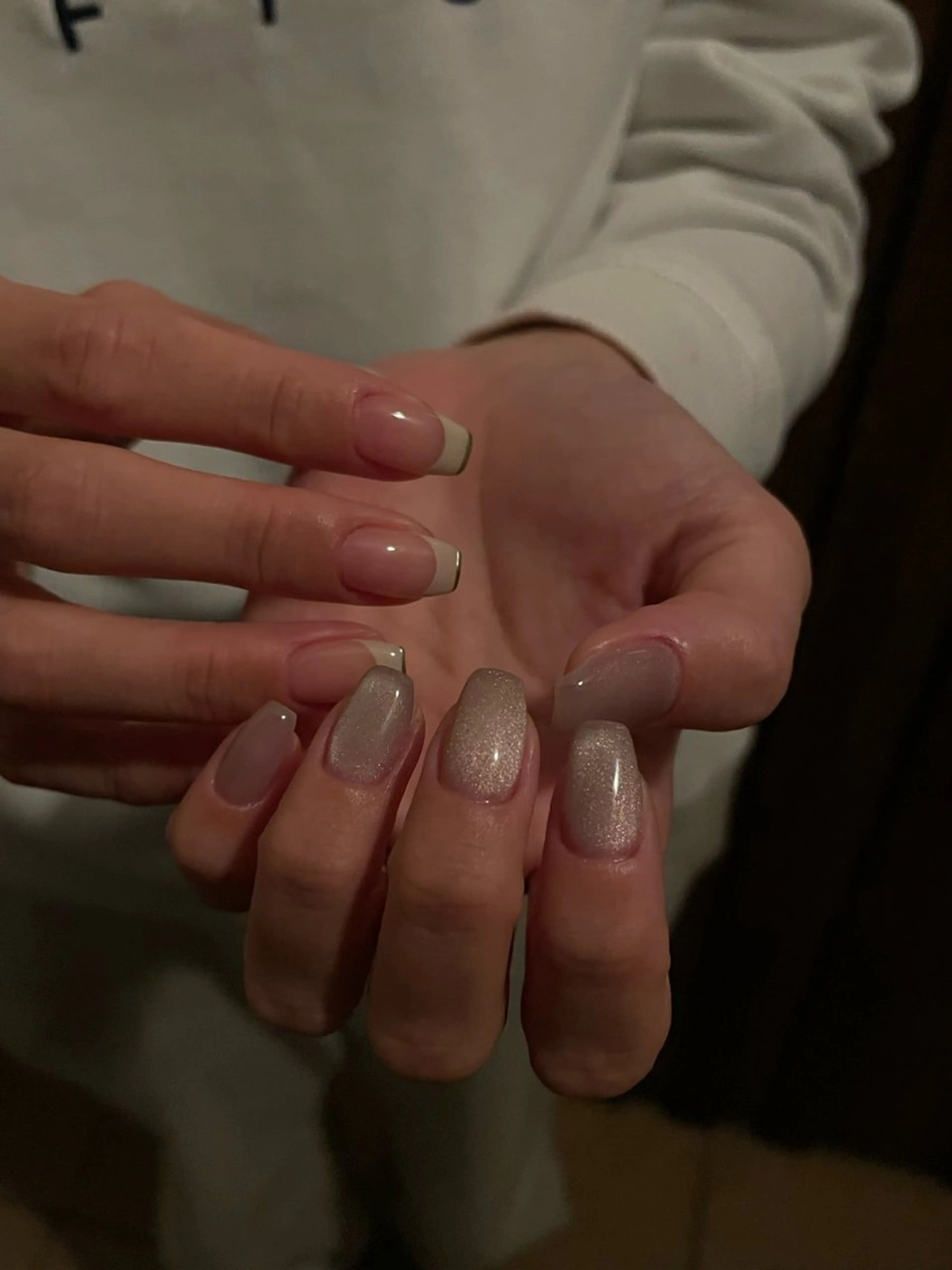 ネイル フレンチネイル マグネットネイル Elle. RIONのネイルデザイン