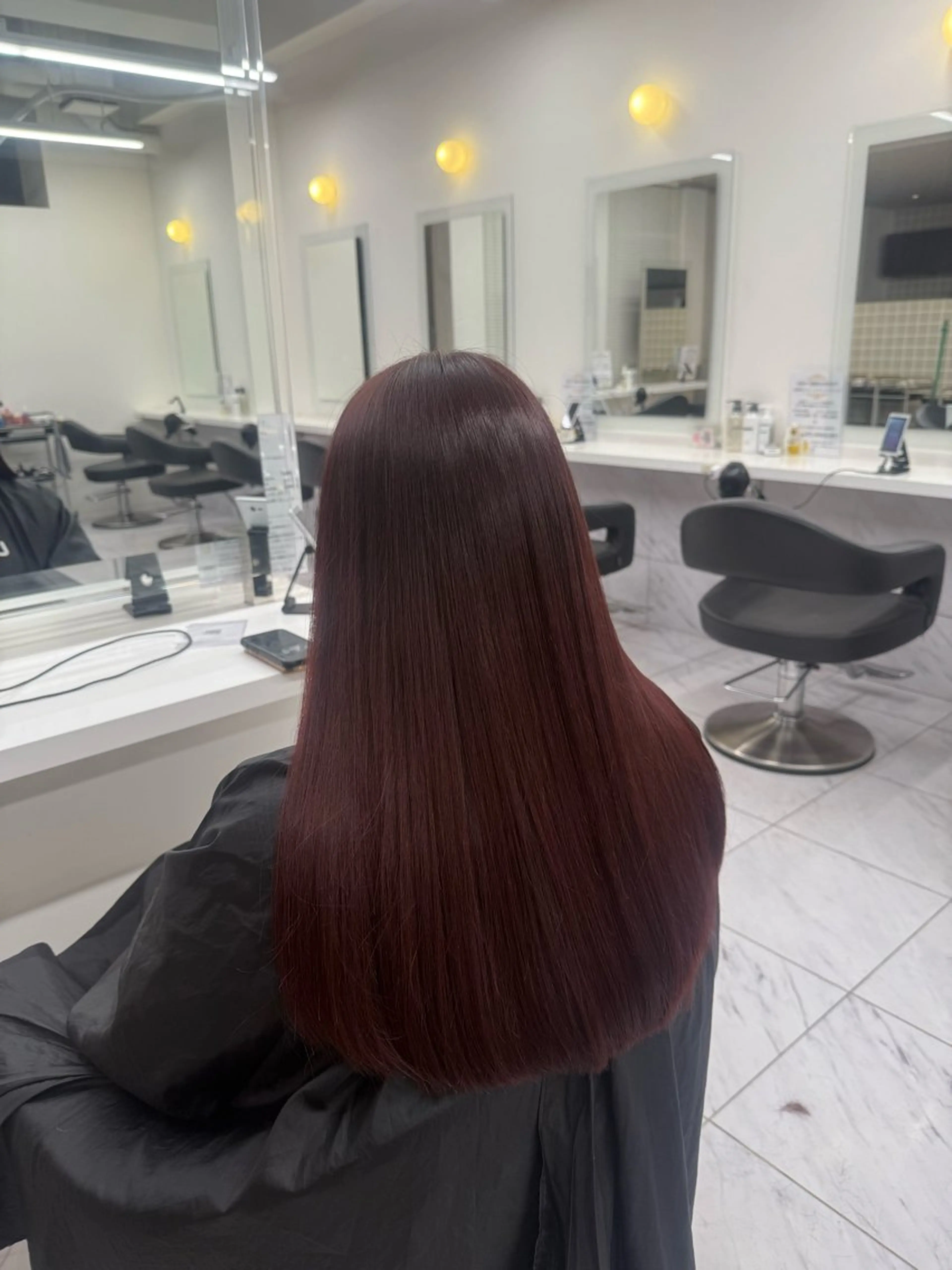 ロング カラー ヘアアレンジ ヘアカラー トリートメント ヘアセット 💗横浜美容室 💗HARUNAのヘアスタイル