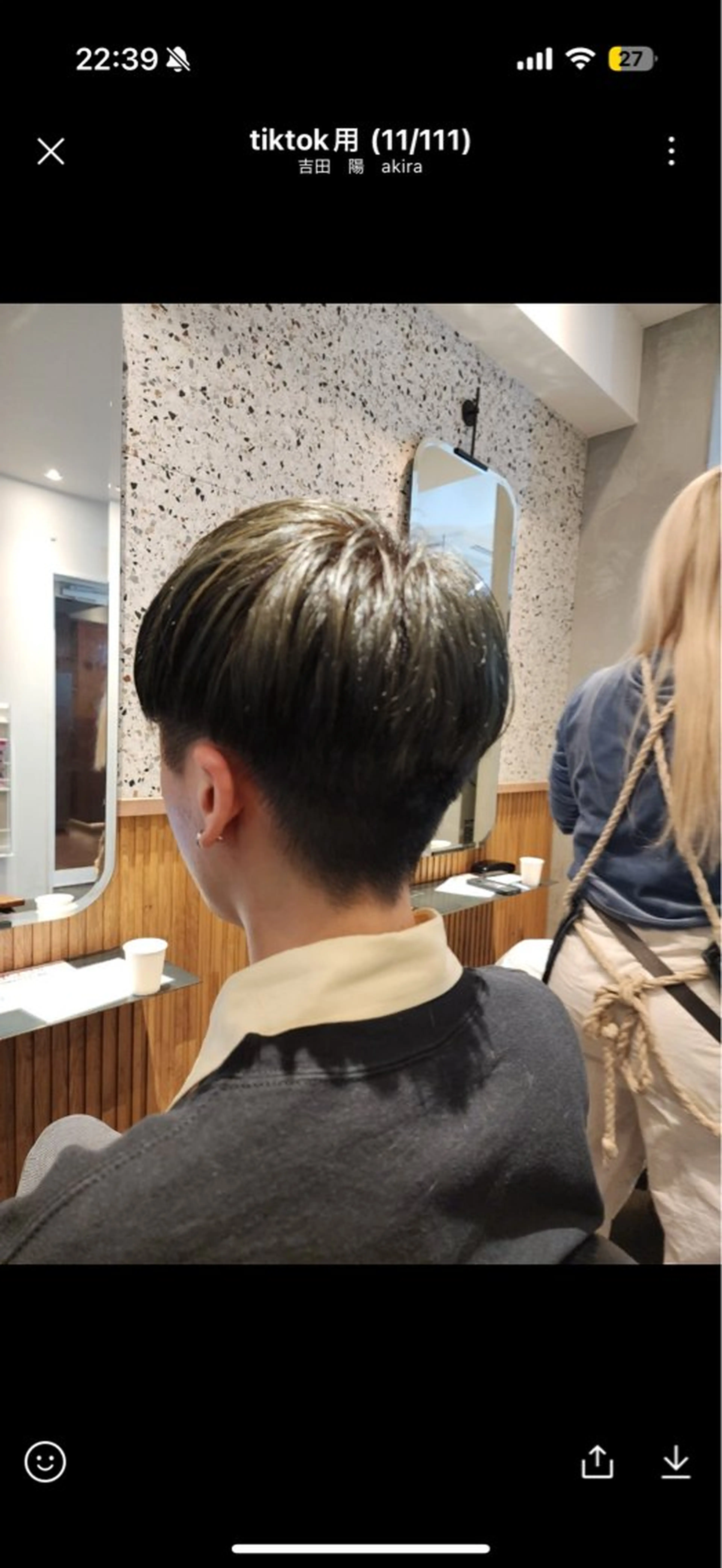 メンズ La fith hair charme 渋谷店【ラフィス ヘアー シャルム】所属・🫧ショート🫧 縮毛🫧KURUMIのヘアスタイル