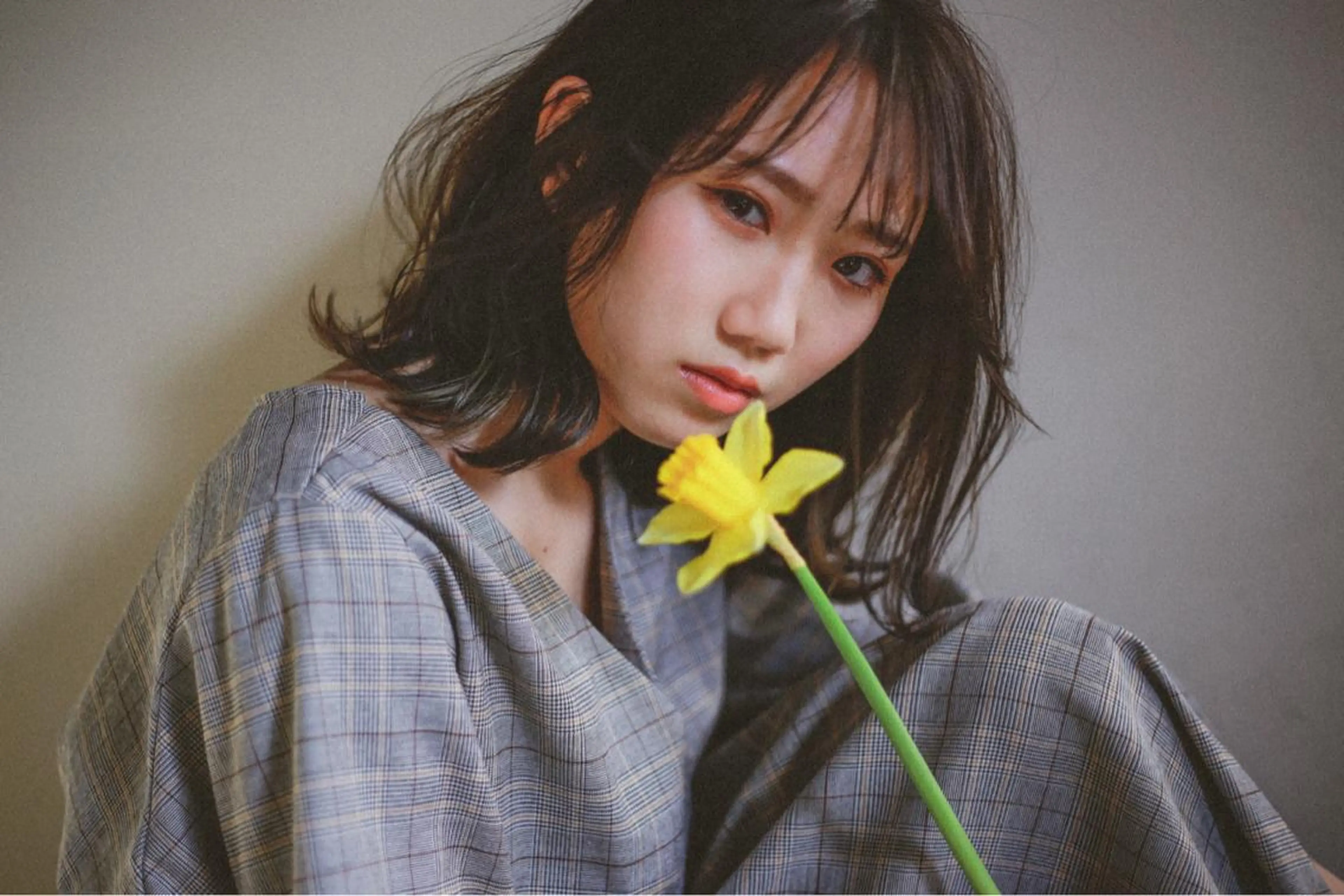 ミディアム カラー 永田 崇のヘアスタイル