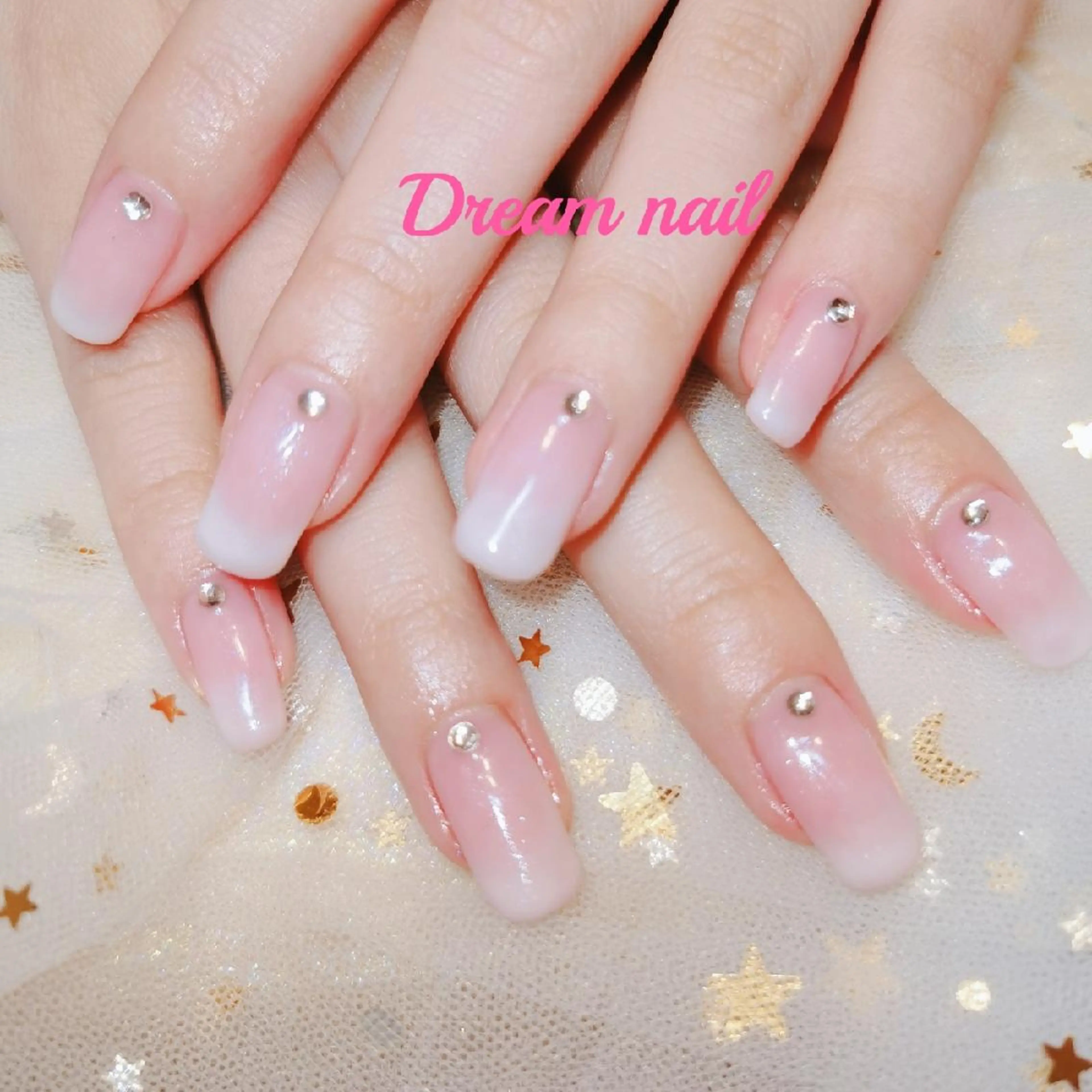 ネイル ネイリストゆか💅 長さだし、深爪矯正のネイルデザイン